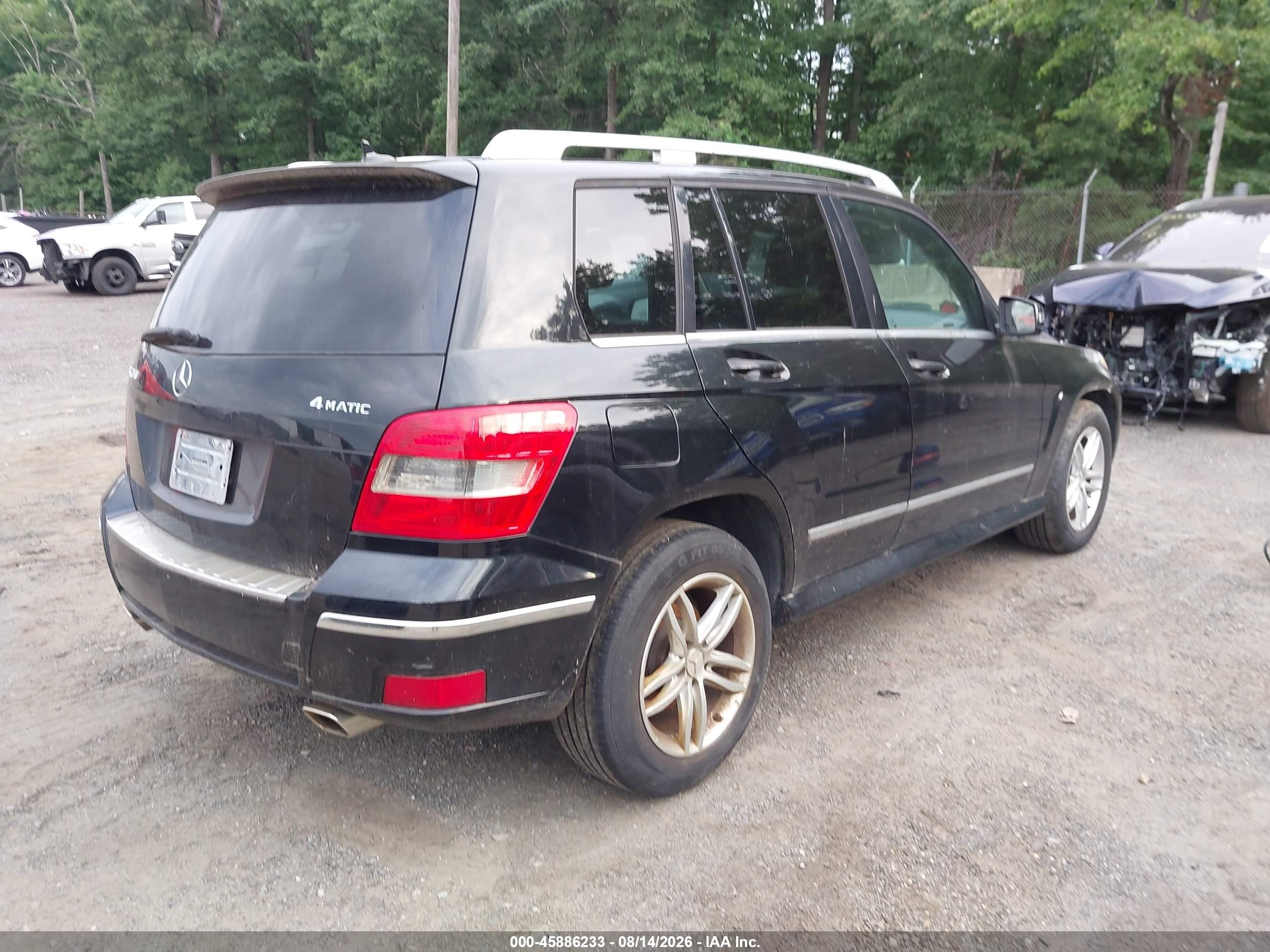 2010 Mercedes-benz Glk 350 4matic Black vin: WDCGG8HB4AF294364