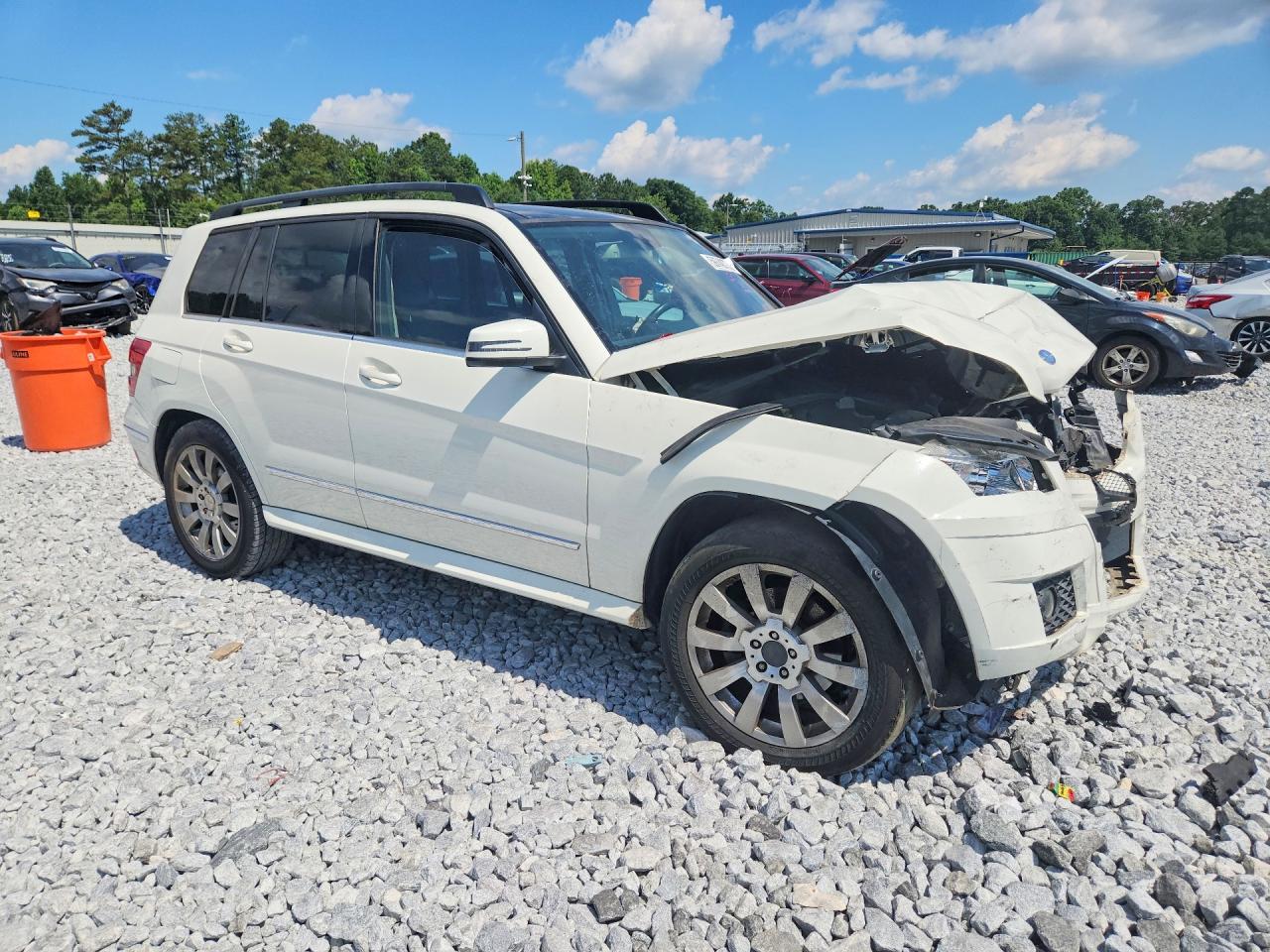 2010 Mercedes-benz Glk 350 4matic Белый vin: WDCGG8HB4AF296003