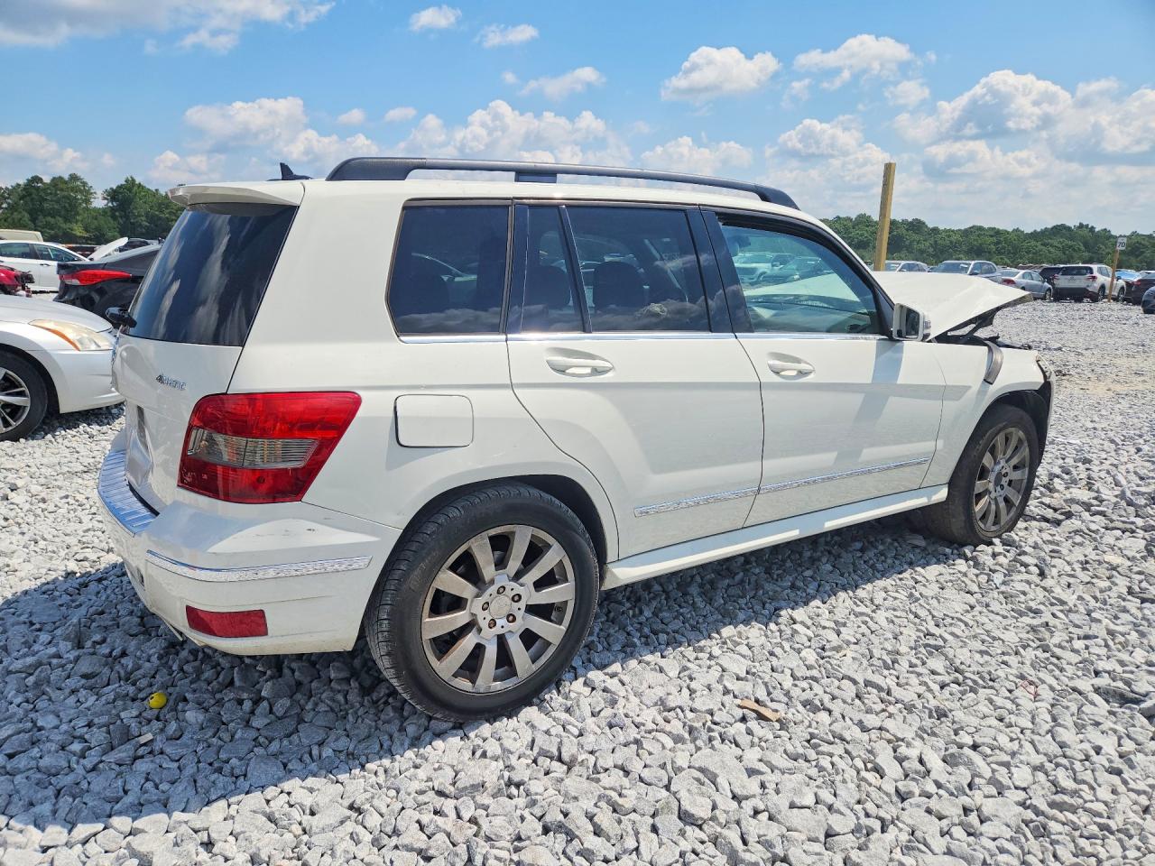 2010 Mercedes-benz Glk 350 4matic Белый vin: WDCGG8HB4AF296003