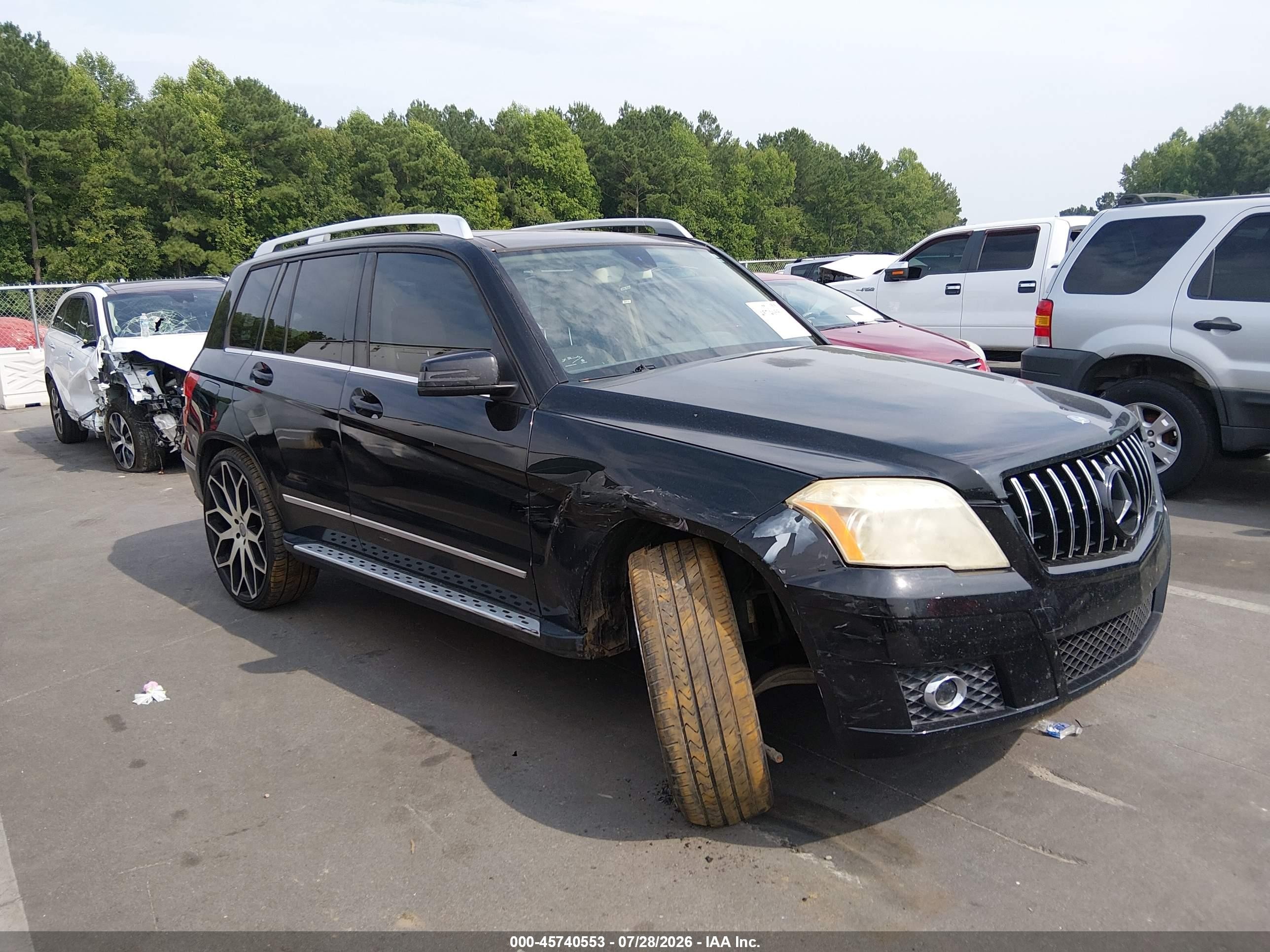2010 Mercedes-benz Glk 350 4matic Black vin: WDCGG8HB4AF299337