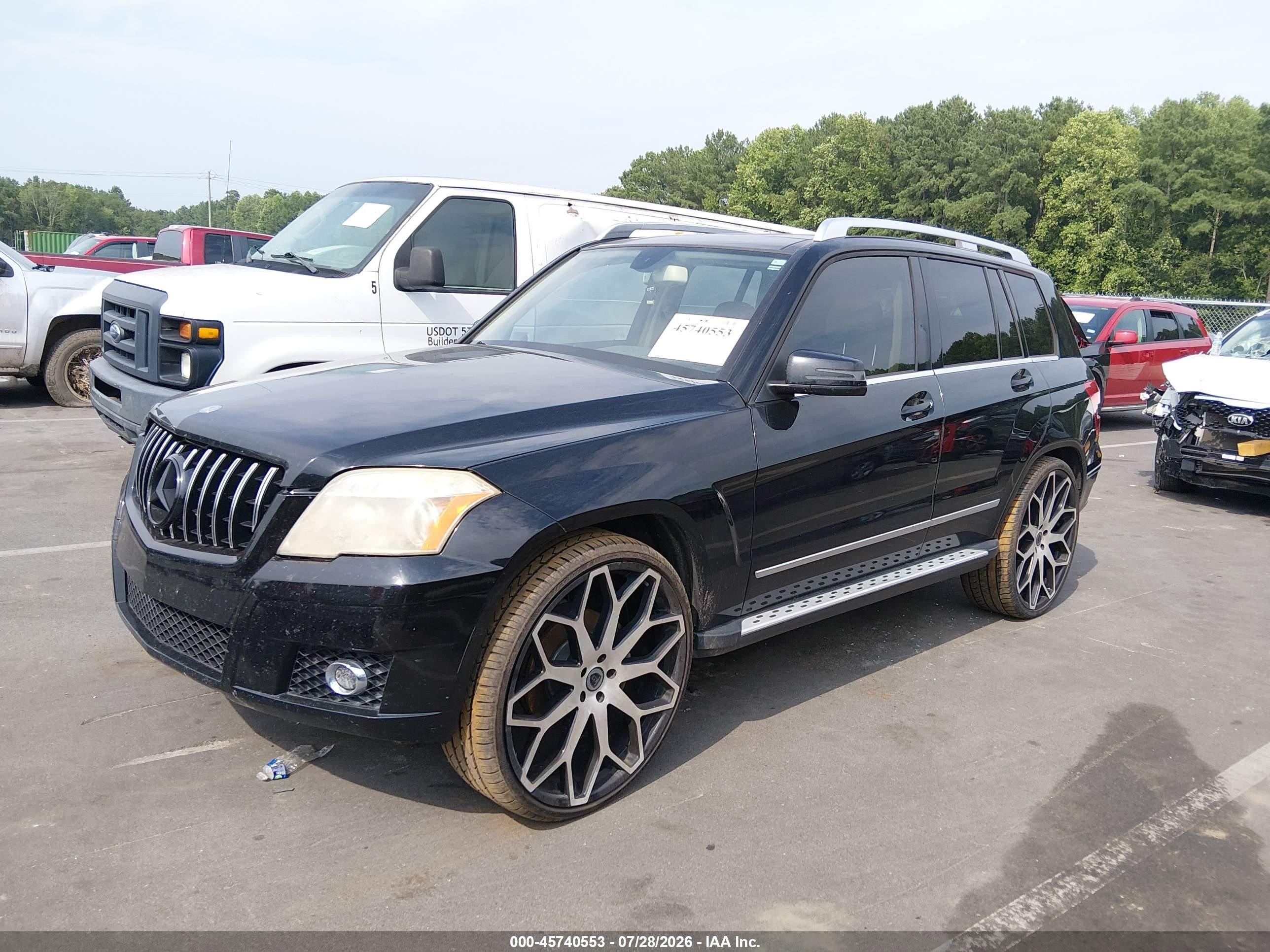 2010 Mercedes-benz Glk 350 4matic Black vin: WDCGG8HB4AF299337