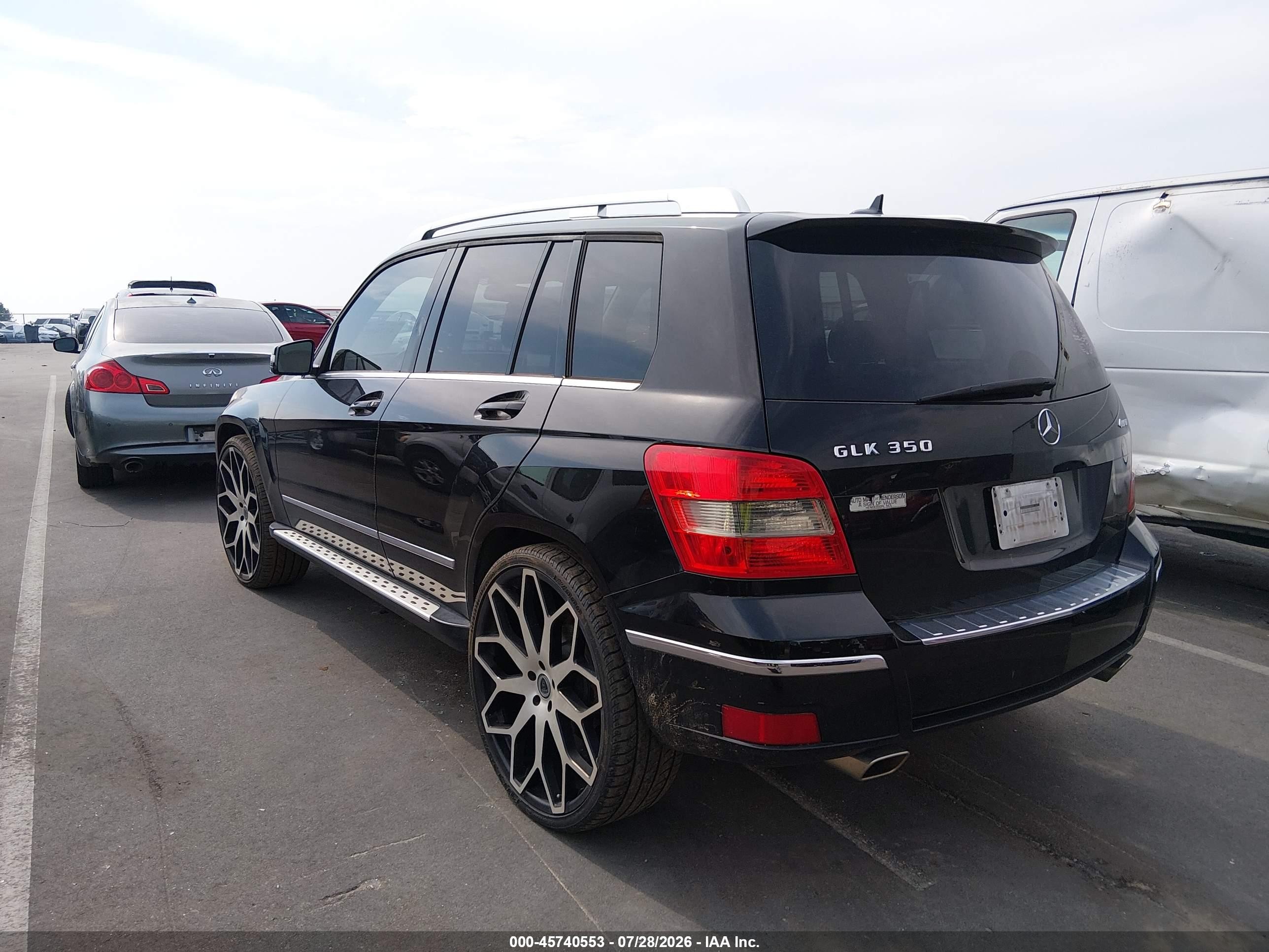 2010 Mercedes-benz Glk 350 4matic Black vin: WDCGG8HB4AF299337
