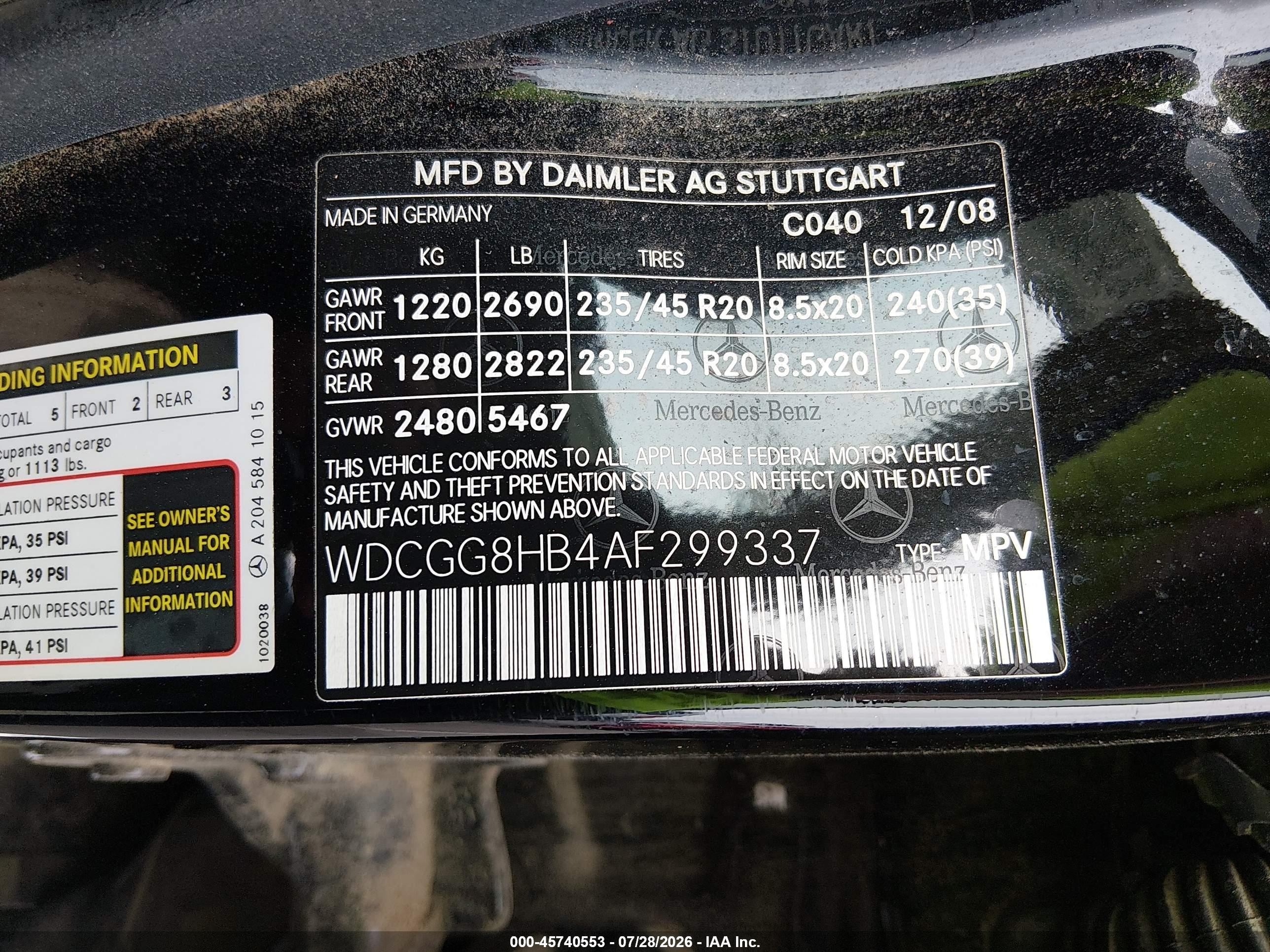 2010 Mercedes-benz Glk 350 4matic Black vin: WDCGG8HB4AF299337