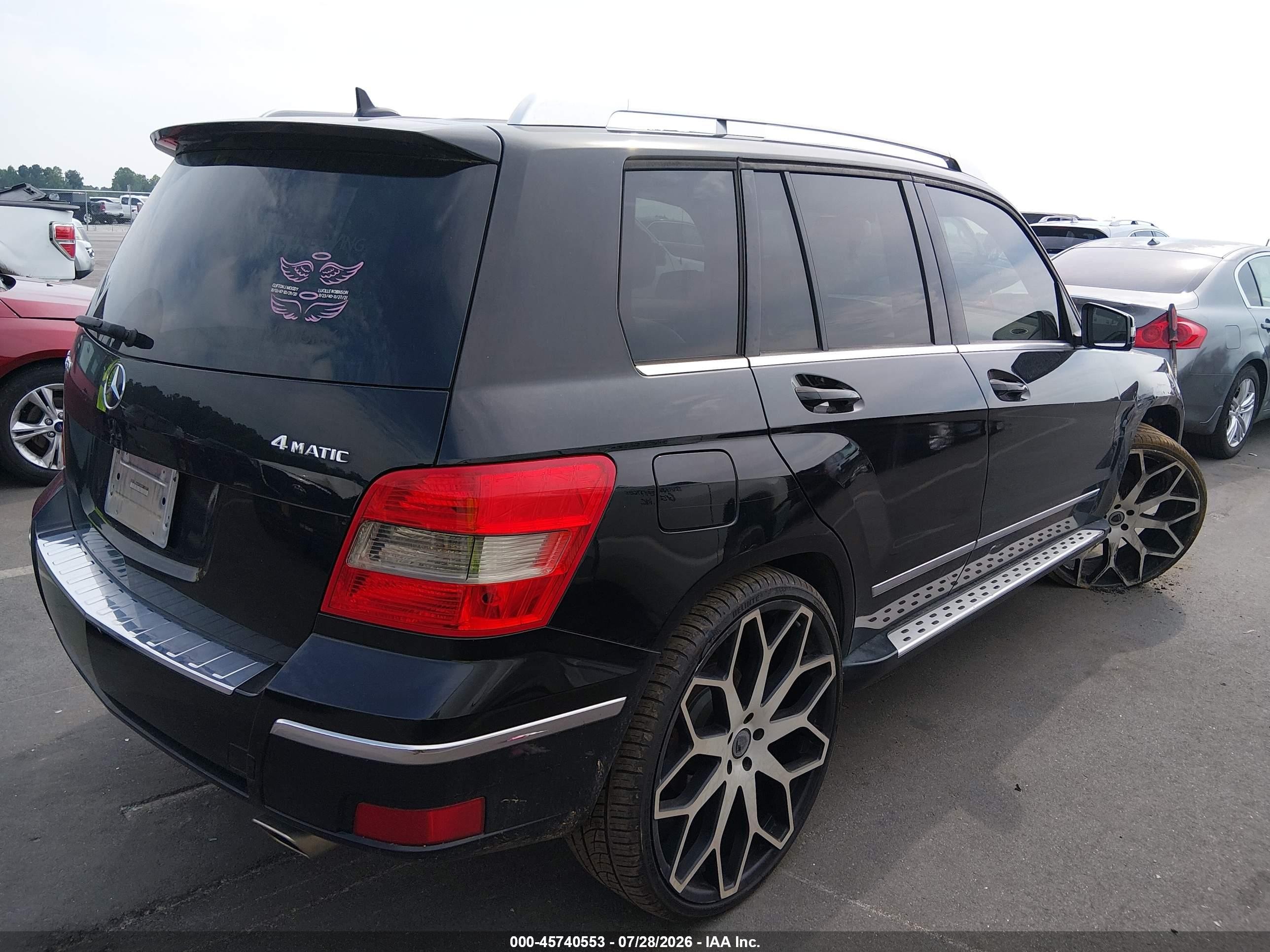 2010 Mercedes-benz Glk 350 4matic Black vin: WDCGG8HB4AF299337