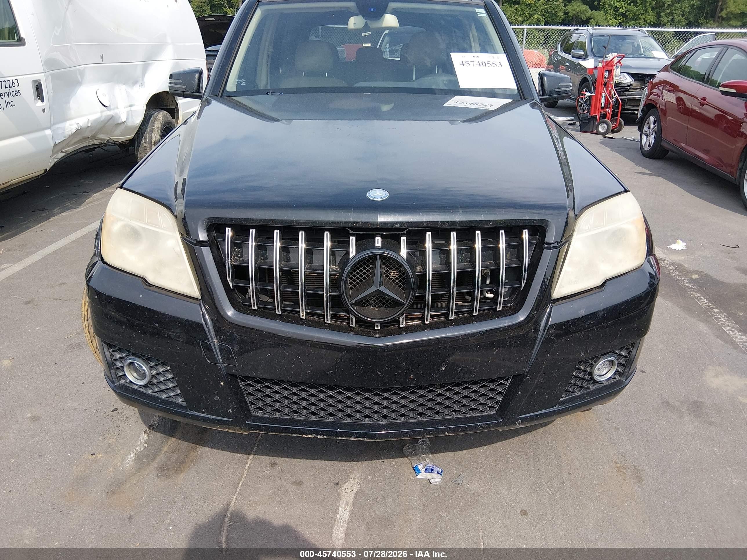 2010 Mercedes-benz Glk 350 4matic Black vin: WDCGG8HB4AF299337