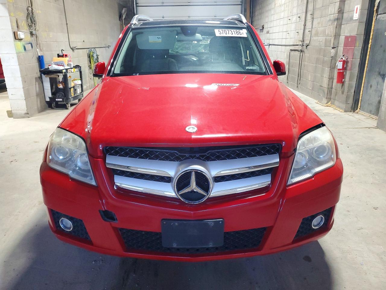 2010 Mercedes-benz Glk 350 4matic Red vin: WDCGG8HB4AF323667