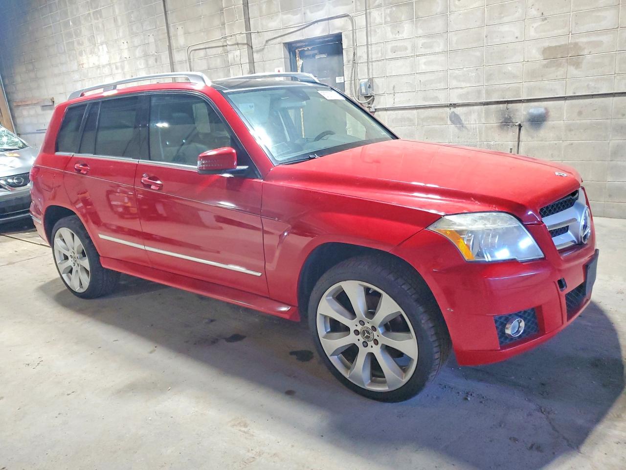 2010 Mercedes-benz Glk 350 4matic Red vin: WDCGG8HB4AF323667