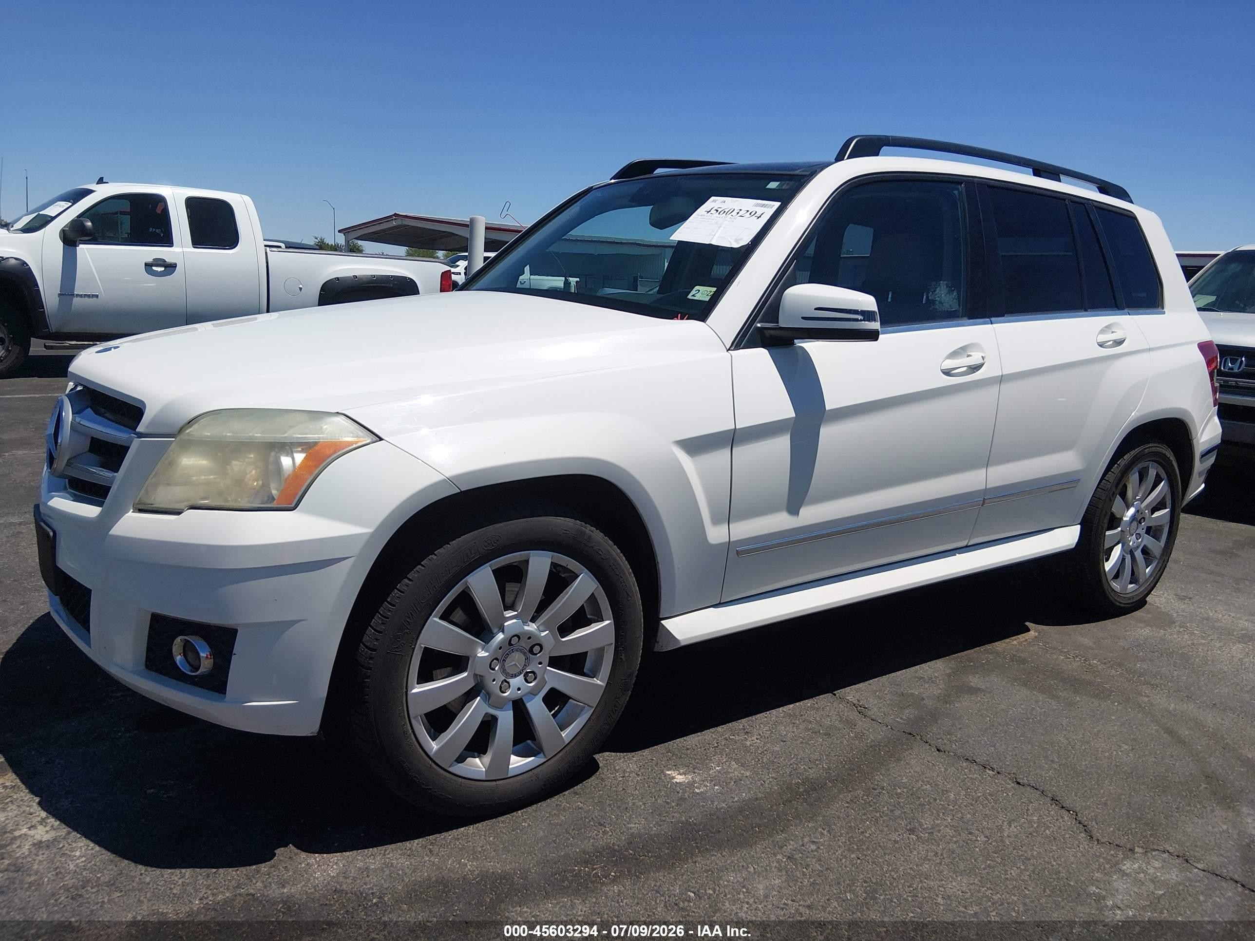 2010 Mercedes-benz Glk 350 4matic White vin: WDCGG8HB4AF388115