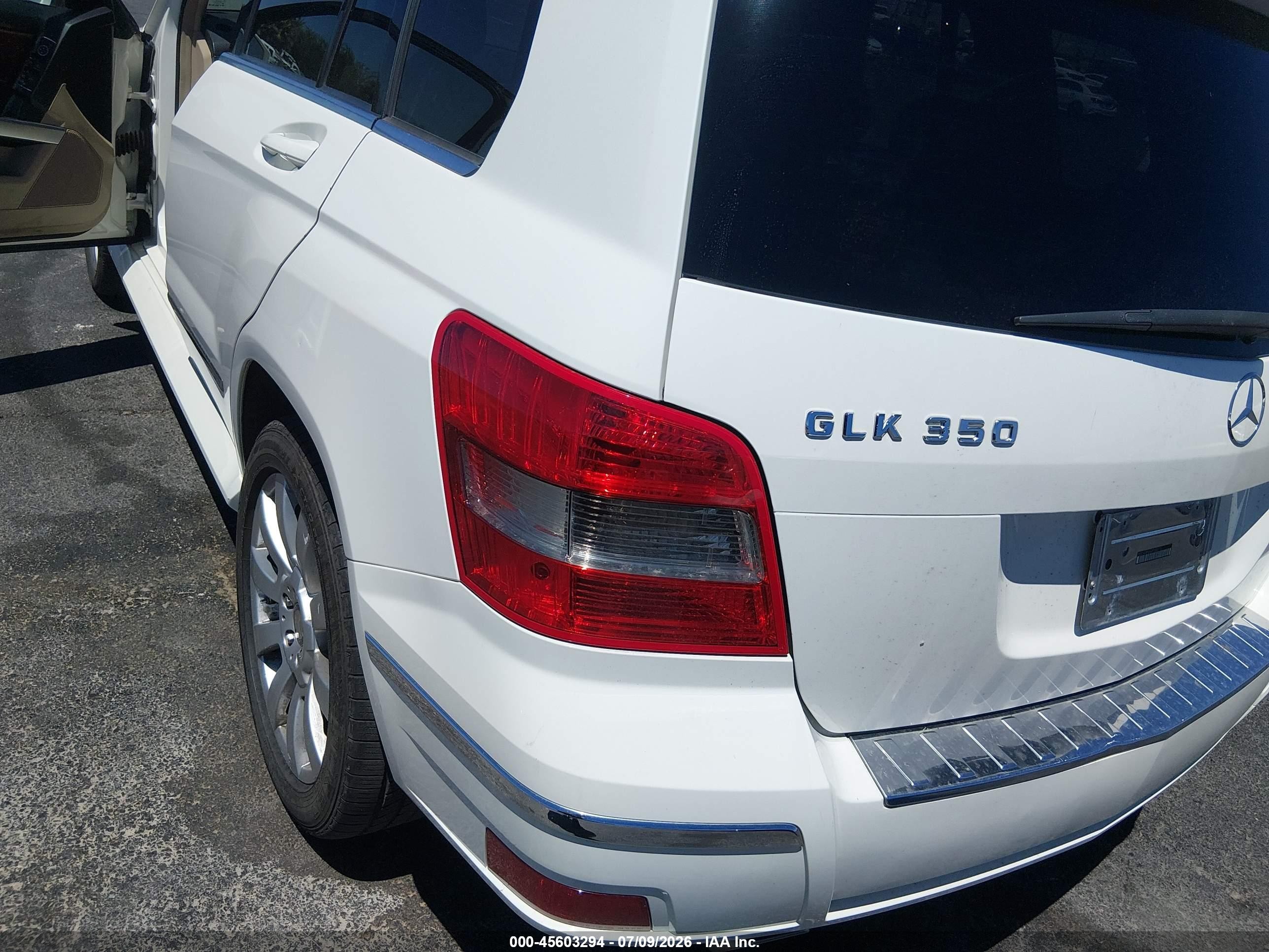 2010 Mercedes-benz Glk 350 4matic White vin: WDCGG8HB4AF388115