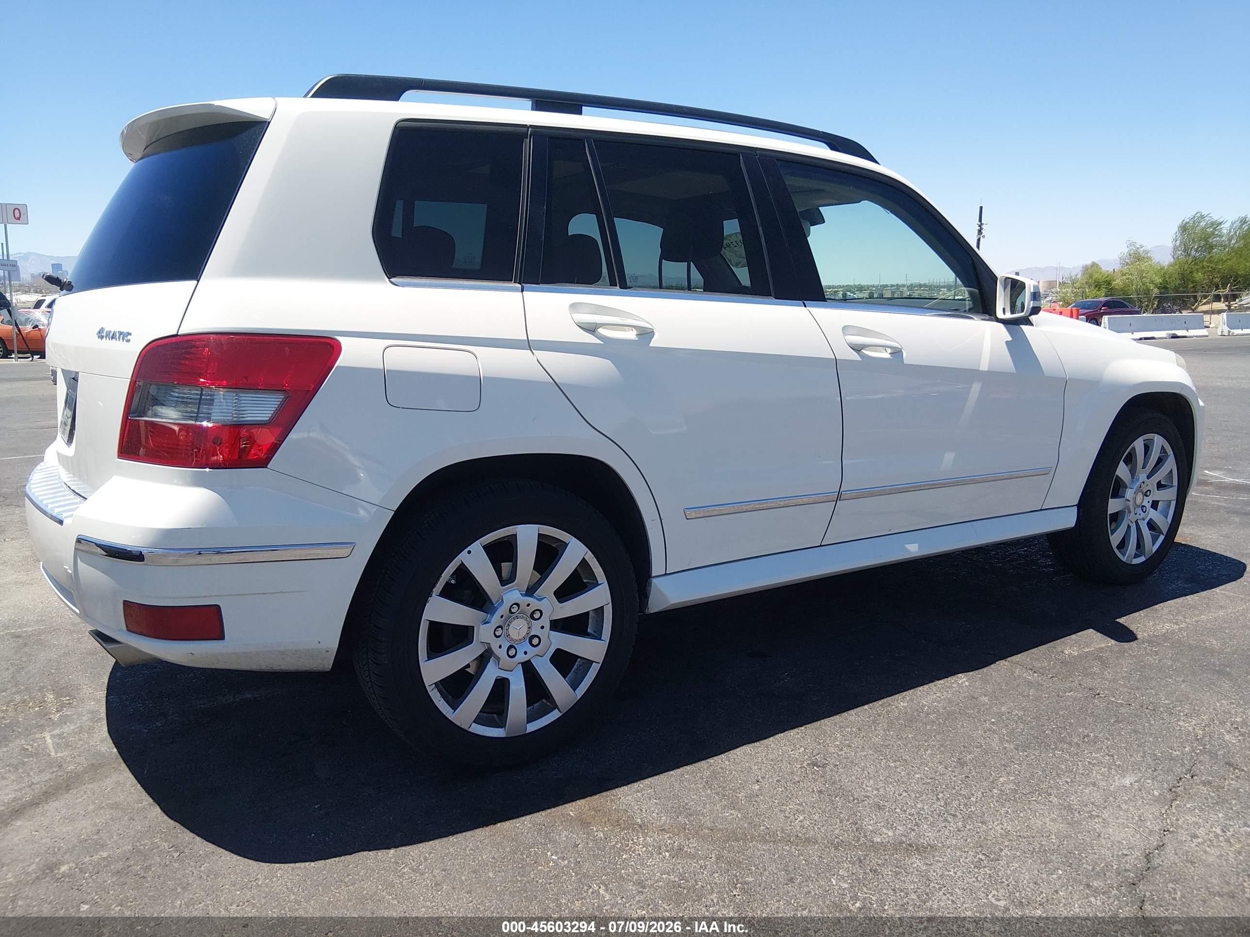 2010 Mercedes-benz Glk 350 4matic White vin: WDCGG8HB4AF388115