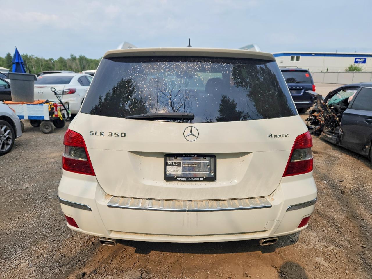 2010 Mercedes-benz Glk 350 4matic Белый vin: WDCGG8HB4AF450256