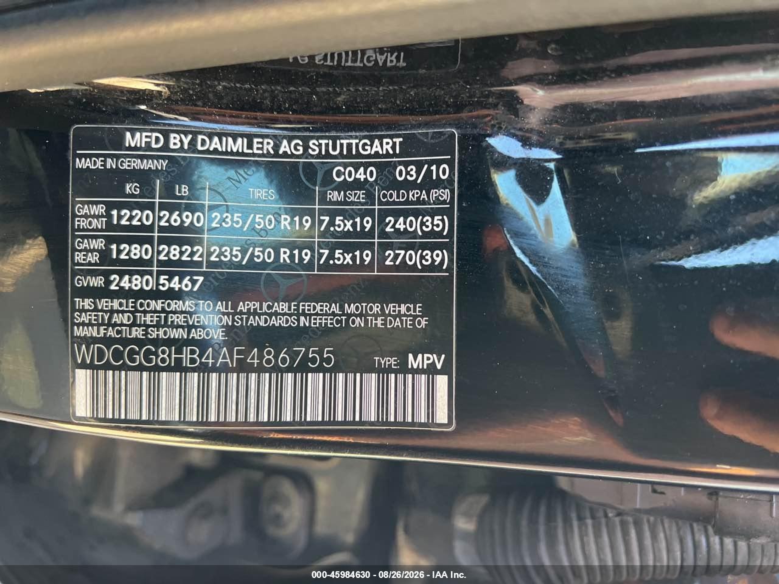 2010 Mercedes-benz Glk 350 4matic Black vin: WDCGG8HB4AF486755