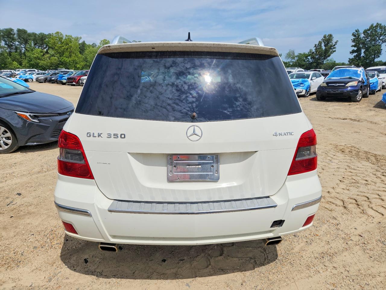 2010 Mercedes-benz Glk 350 4matic White vin: WDCGG8HB4AF487081