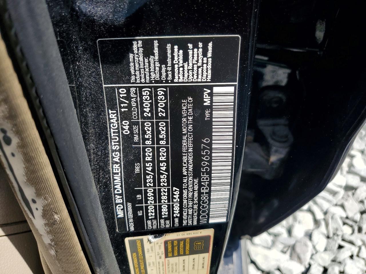 2011 Mercedes-benz Glk 350 4matic Black vin: WDCGG8HB4BF596576
