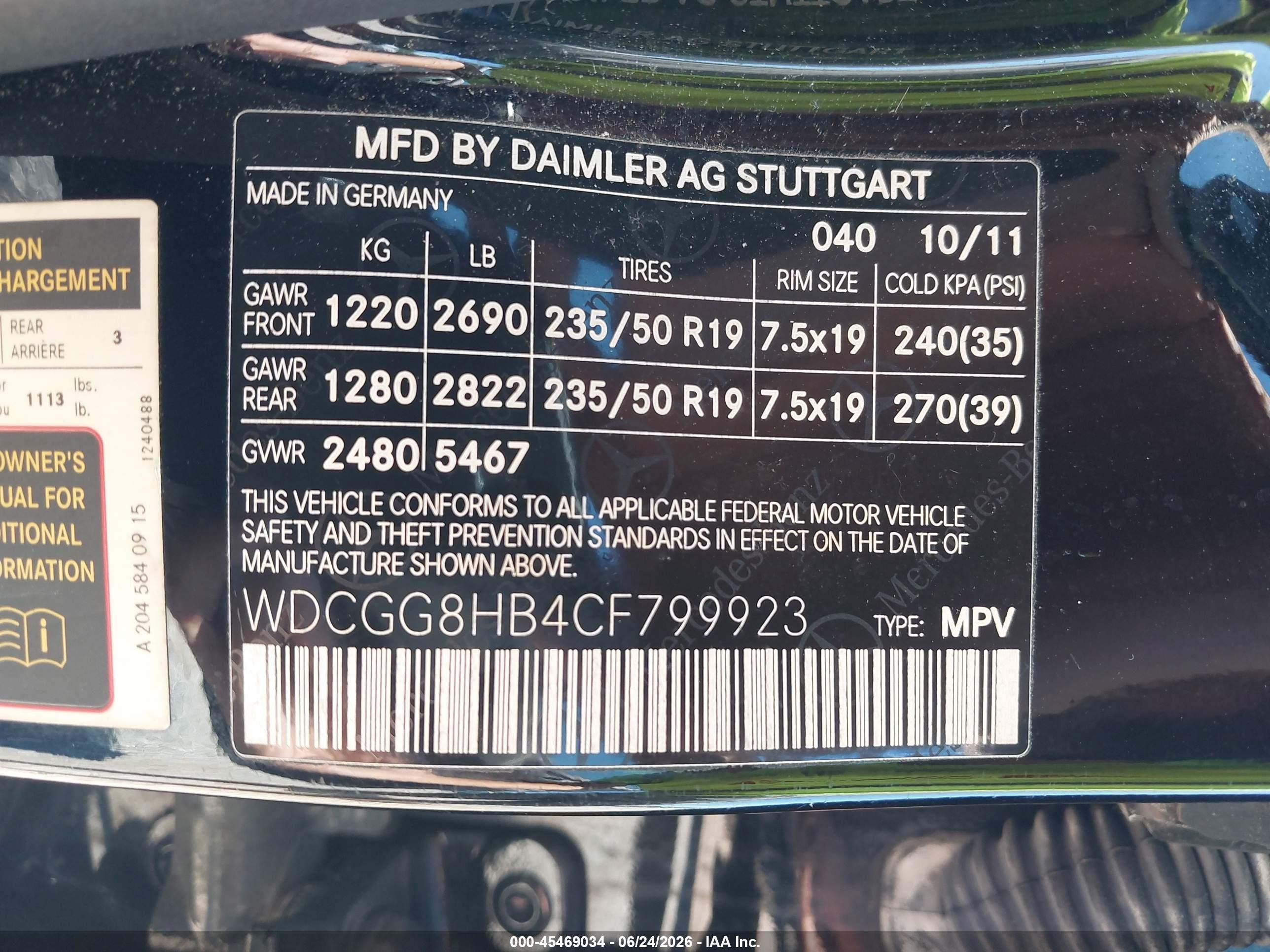 2012 Mercedes-benz Glk 350 4matic Black vin: WDCGG8HB4CF799923