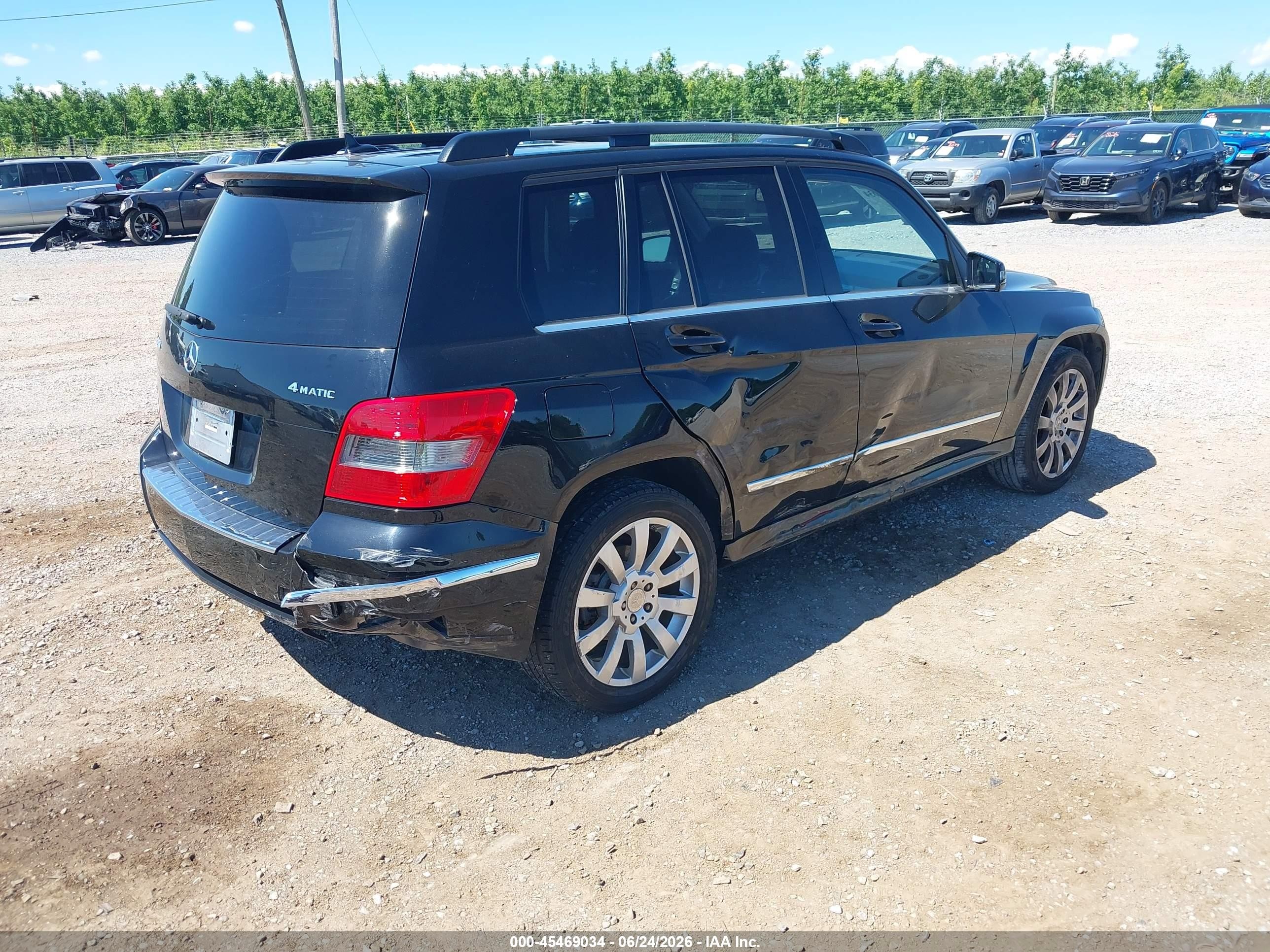 2012 Mercedes-benz Glk 350 4matic Black vin: WDCGG8HB4CF799923