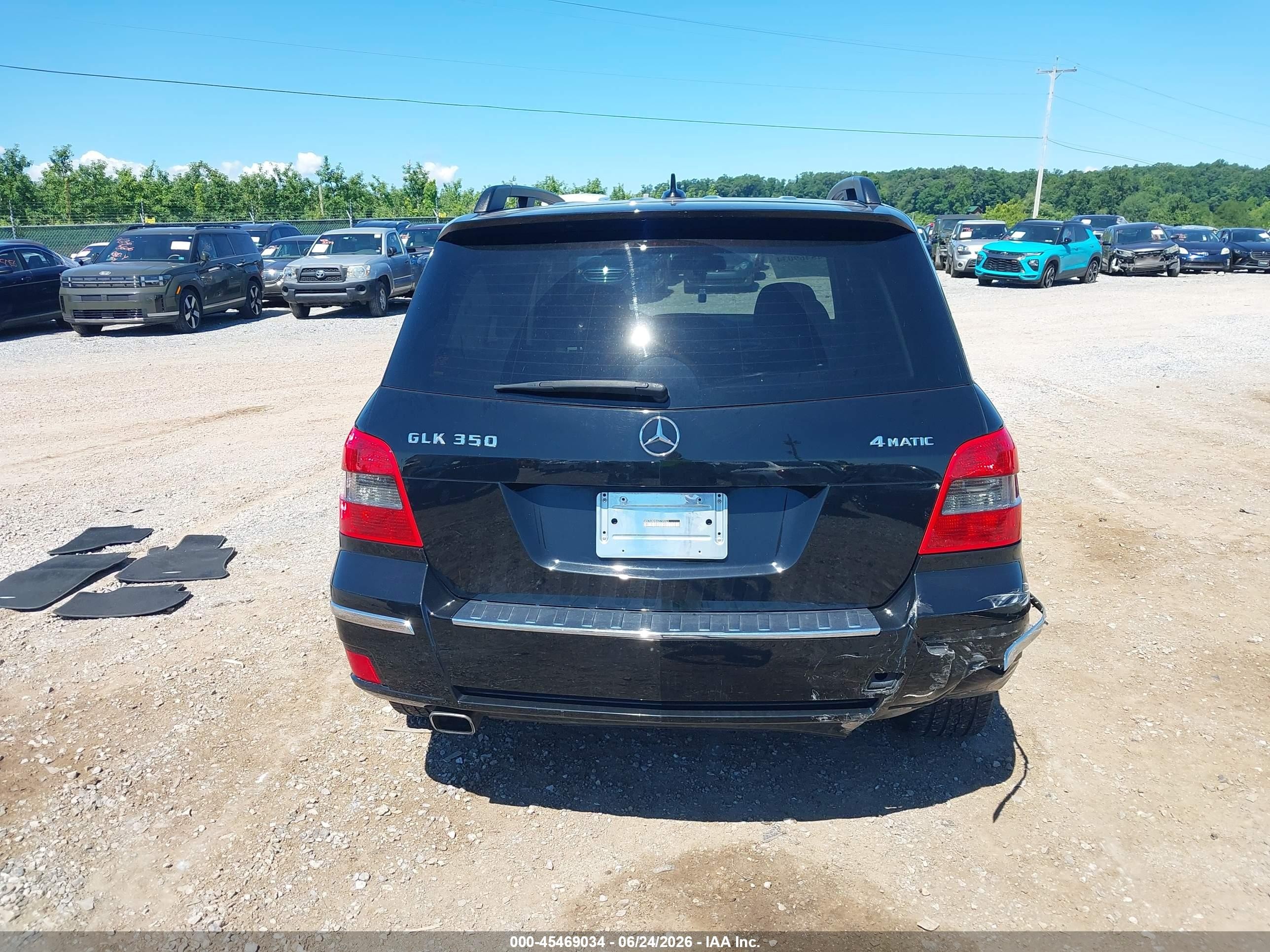 2012 Mercedes-benz Glk 350 4matic Black vin: WDCGG8HB4CF799923