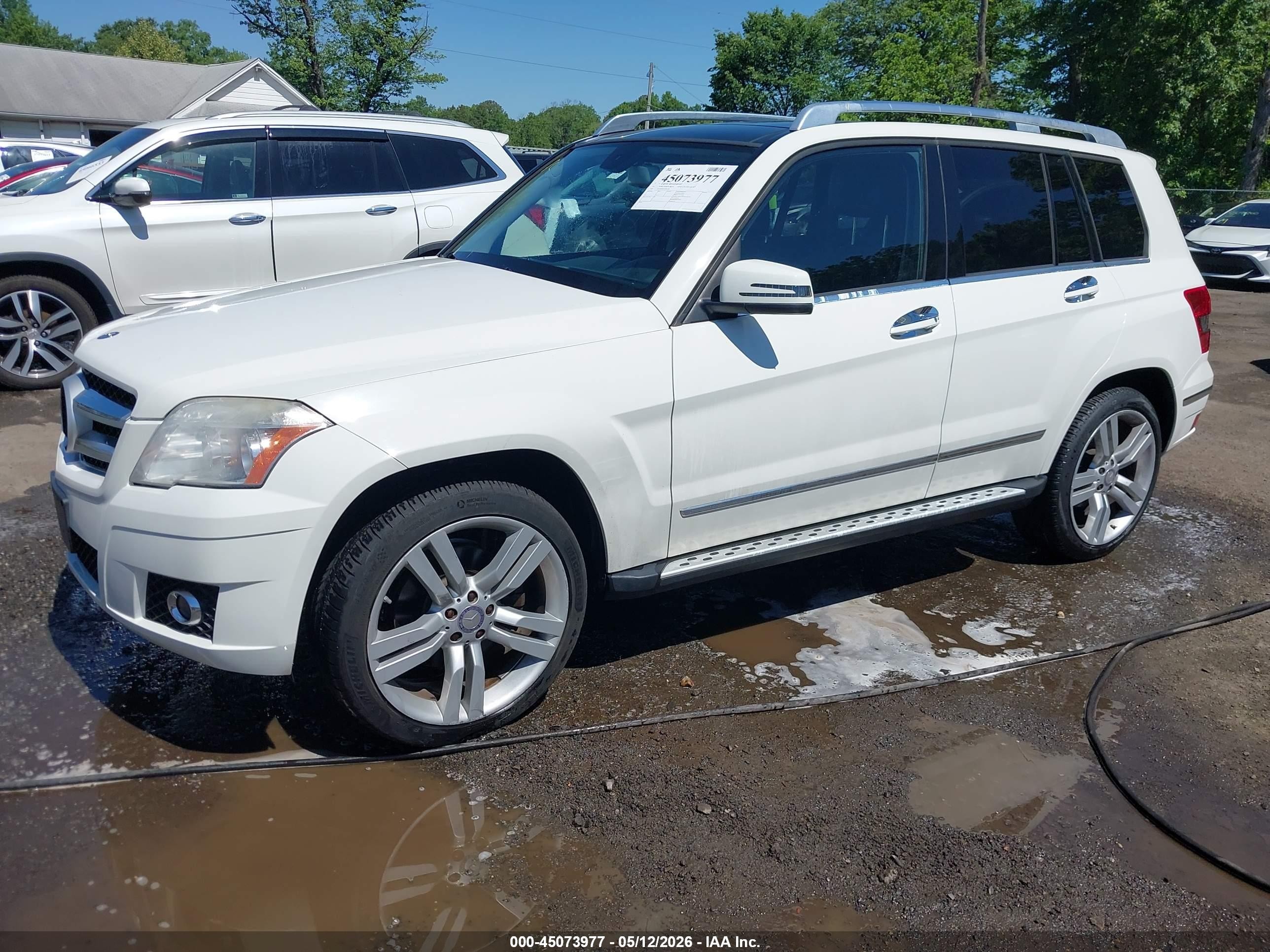 2012 Mercedes-benz Glk 350 4matic White vin: WDCGG8HB4CF846206