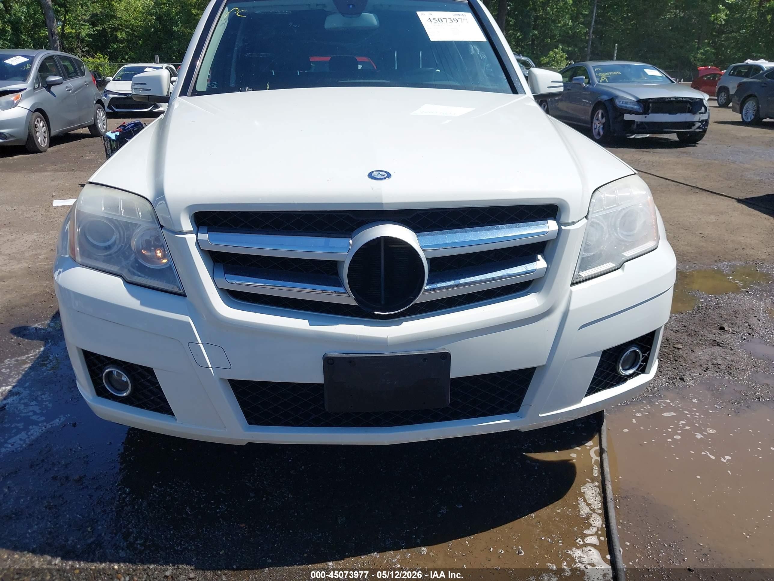 2012 Mercedes-benz Glk 350 4matic White vin: WDCGG8HB4CF846206