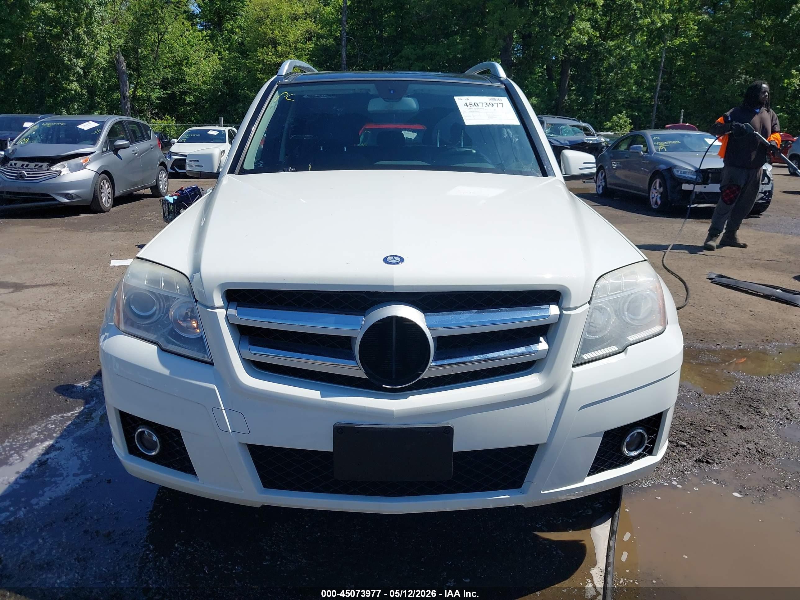 2012 Mercedes-benz Glk 350 4matic White vin: WDCGG8HB4CF846206