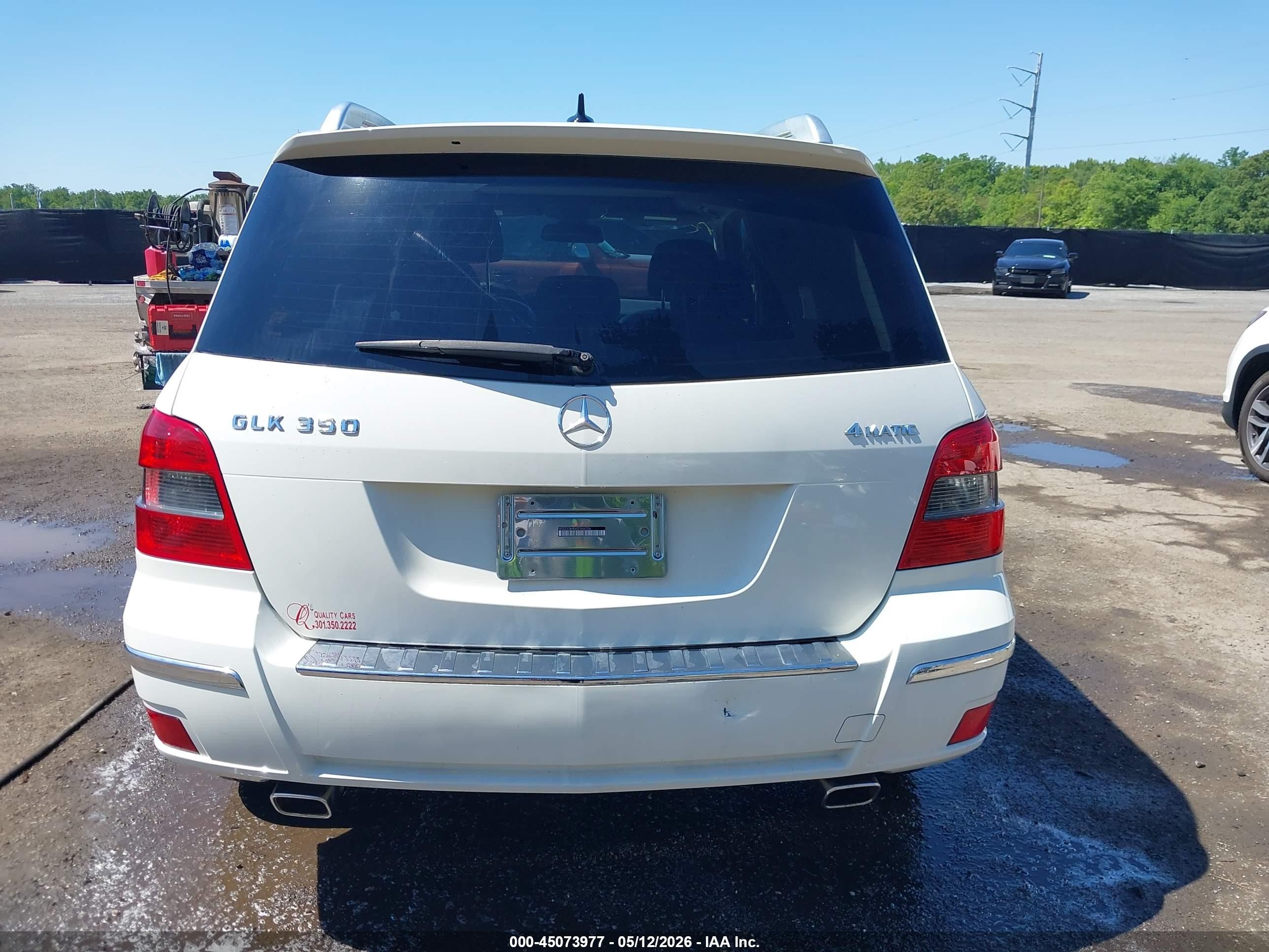 2012 Mercedes-benz Glk 350 4matic White vin: WDCGG8HB4CF846206
