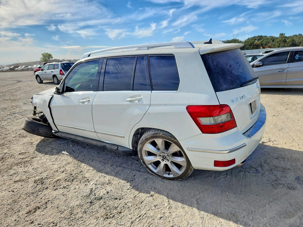 2010 Mercedes-benz Glk 350 4matic Белый vin: WDCGG8HB5AF260885