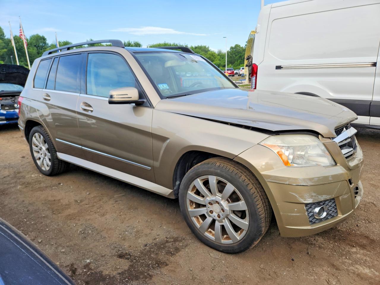 2010 Mercedes-benz Glk 350 4matic Желто-коричневый vin: WDCGG8HB5AF320731