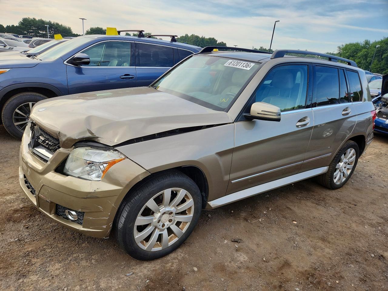 2010 Mercedes-benz Glk 350 4matic Желто-коричневый vin: WDCGG8HB5AF320731