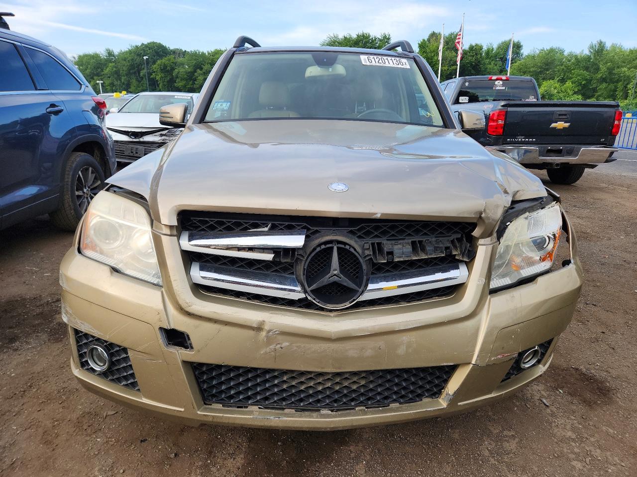 2010 Mercedes-benz Glk 350 4matic Желто-коричневый vin: WDCGG8HB5AF320731