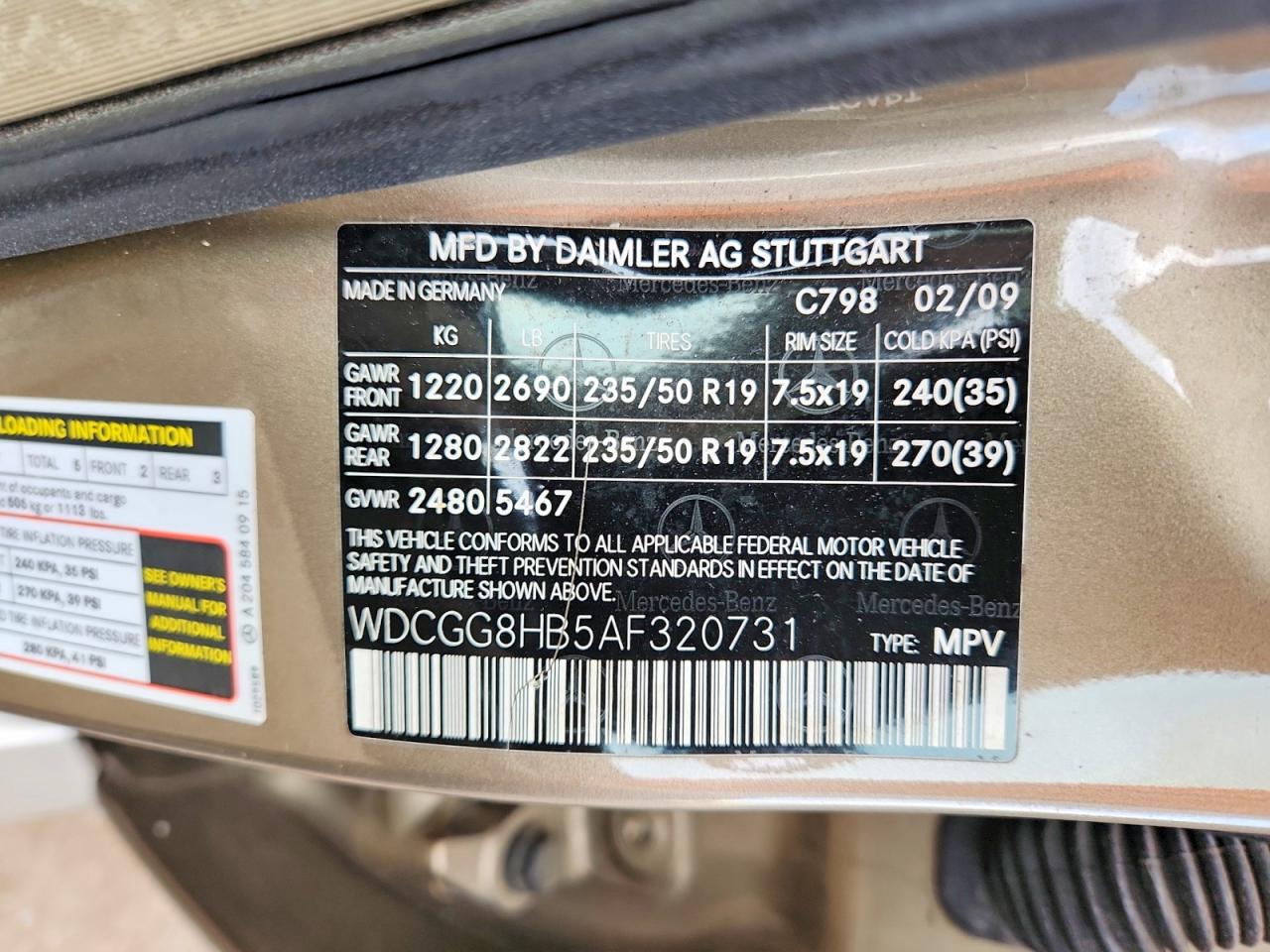 2010 Mercedes-benz Glk 350 4matic Желто-коричневый vin: WDCGG8HB5AF320731