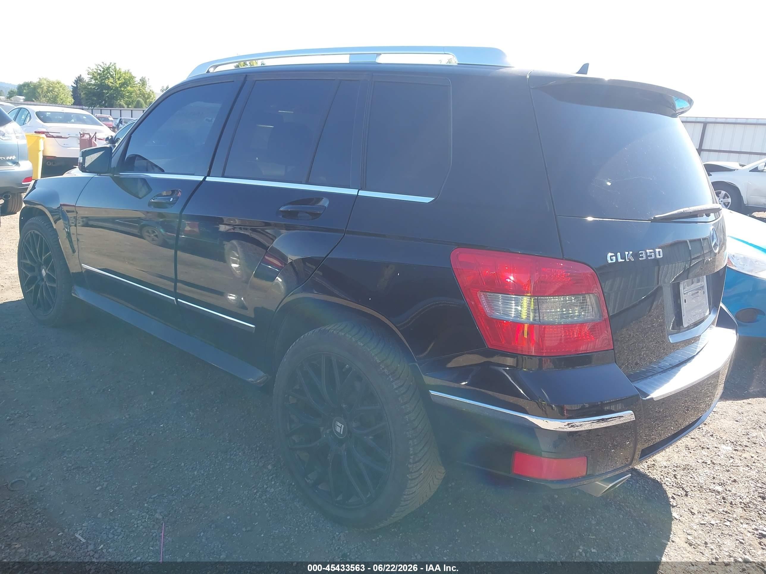 2010 Mercedes-benz Glk 350 4matic Черный vin: WDCGG8HB5AF404001
