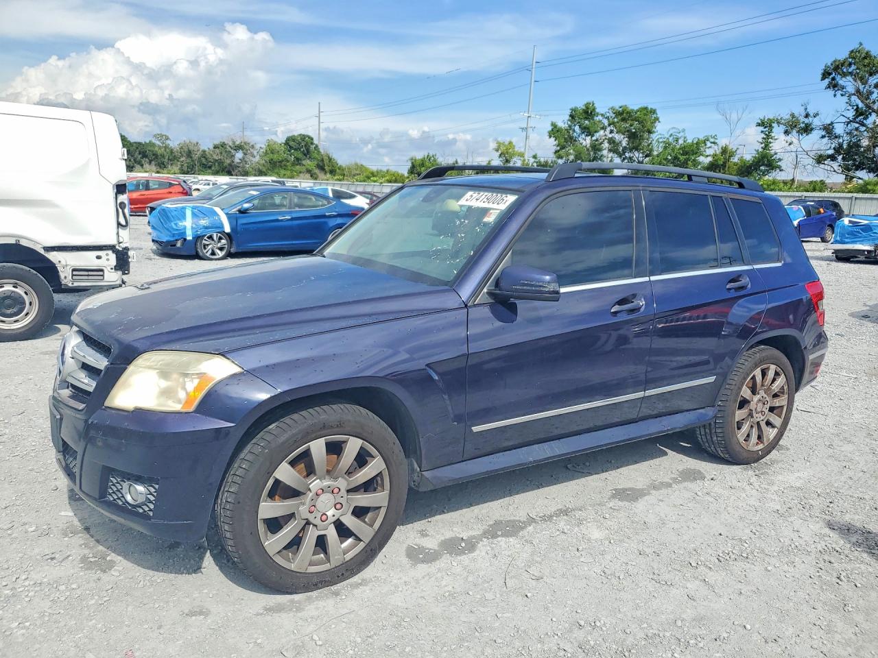2010 Mercedes-benz Glk 350 4matic Blue vin: WDCGG8HB5AF411837