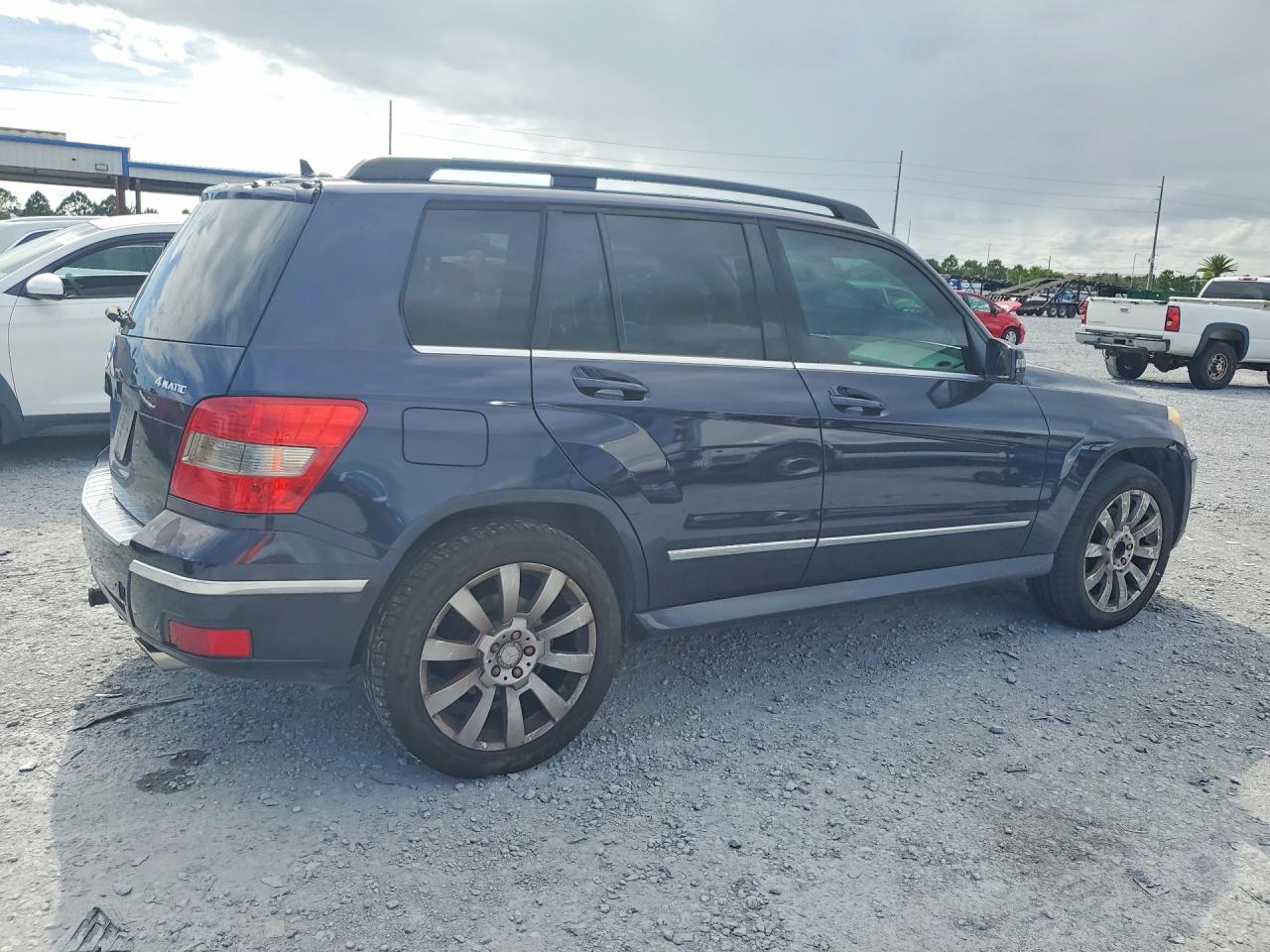 2010 Mercedes-benz Glk 350 4matic Blue vin: WDCGG8HB5AF411837