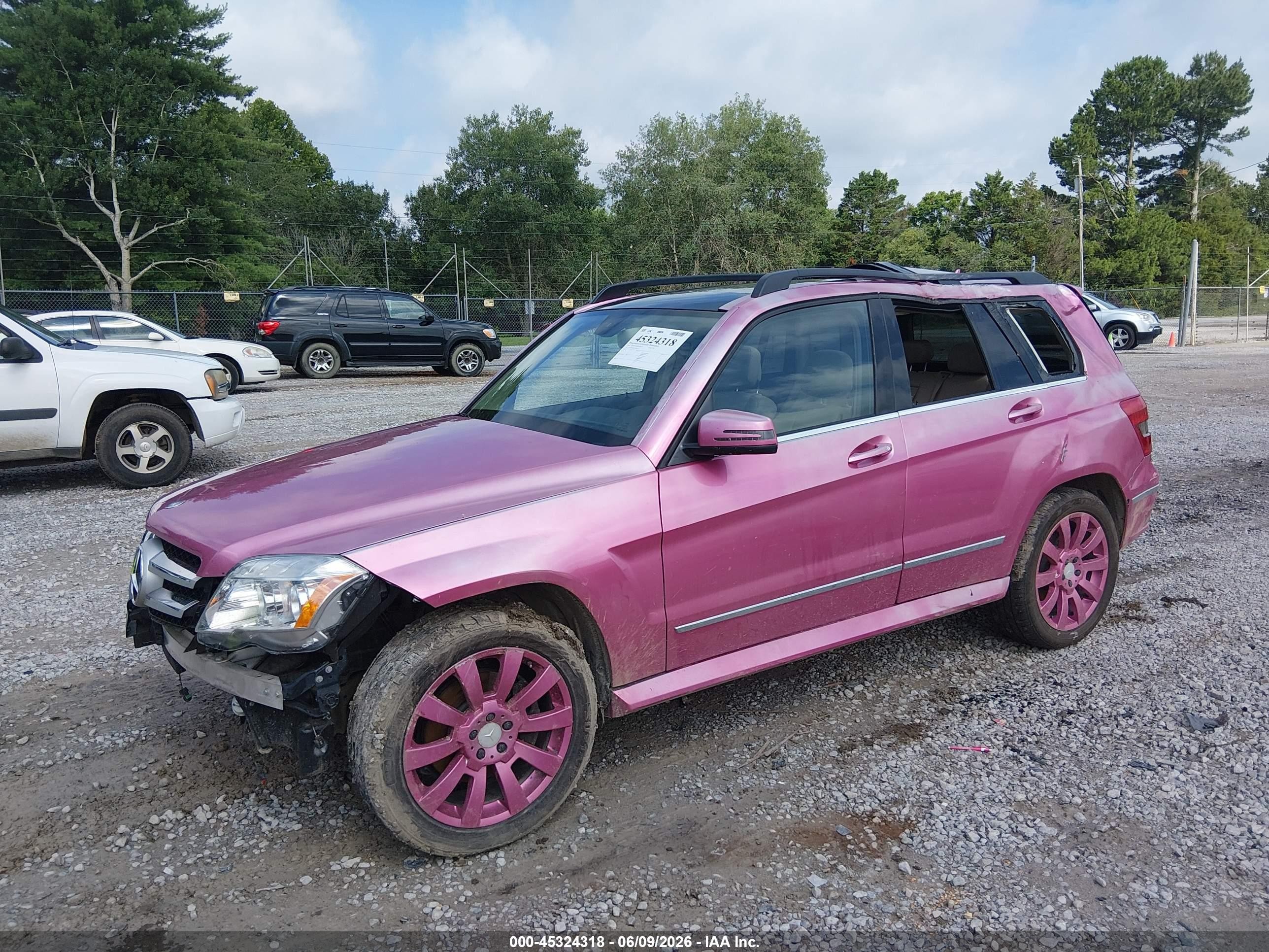 2010 Mercedes-benz Glk 350 4matic Pink vin: WDCGG8HB5AF484710