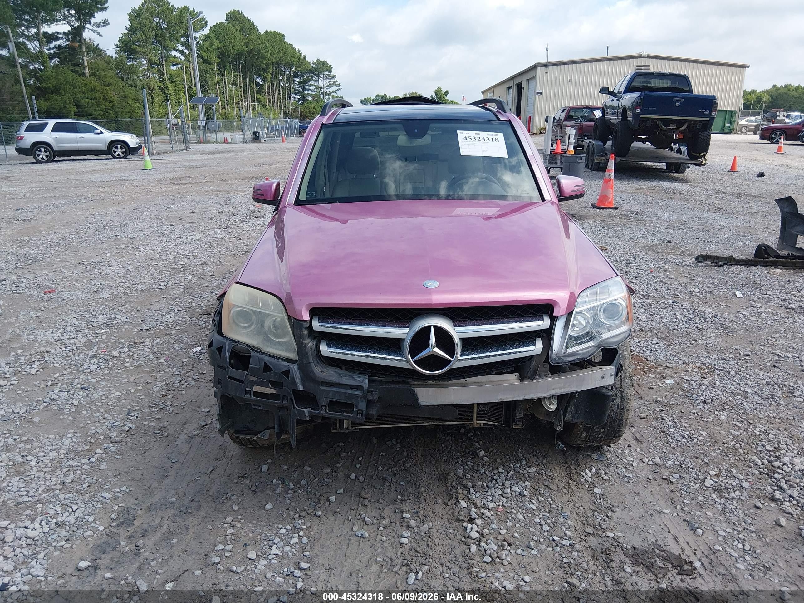 2010 Mercedes-benz Glk 350 4matic Pink vin: WDCGG8HB5AF484710