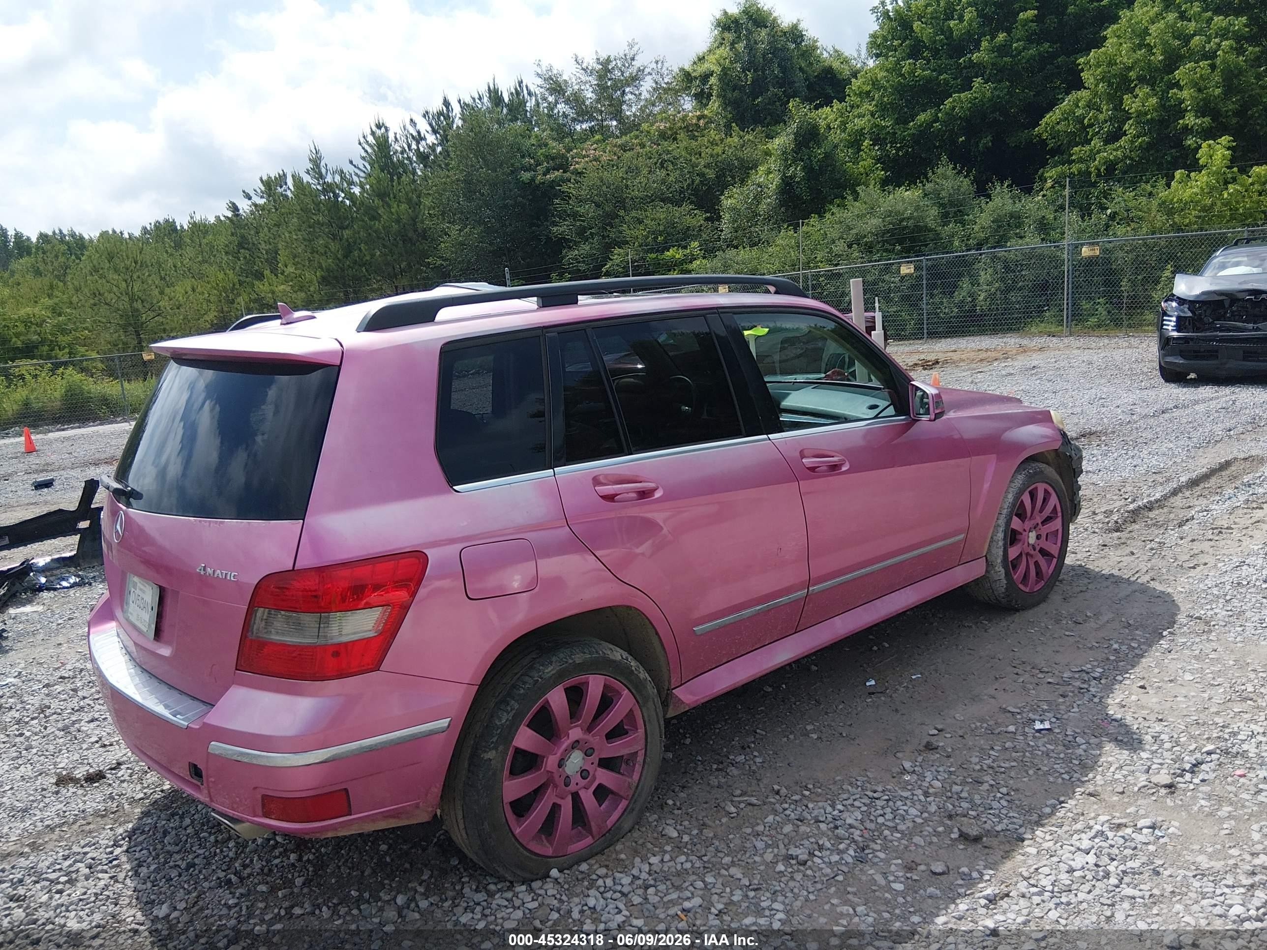 2010 Mercedes-benz Glk 350 4matic Pink vin: WDCGG8HB5AF484710