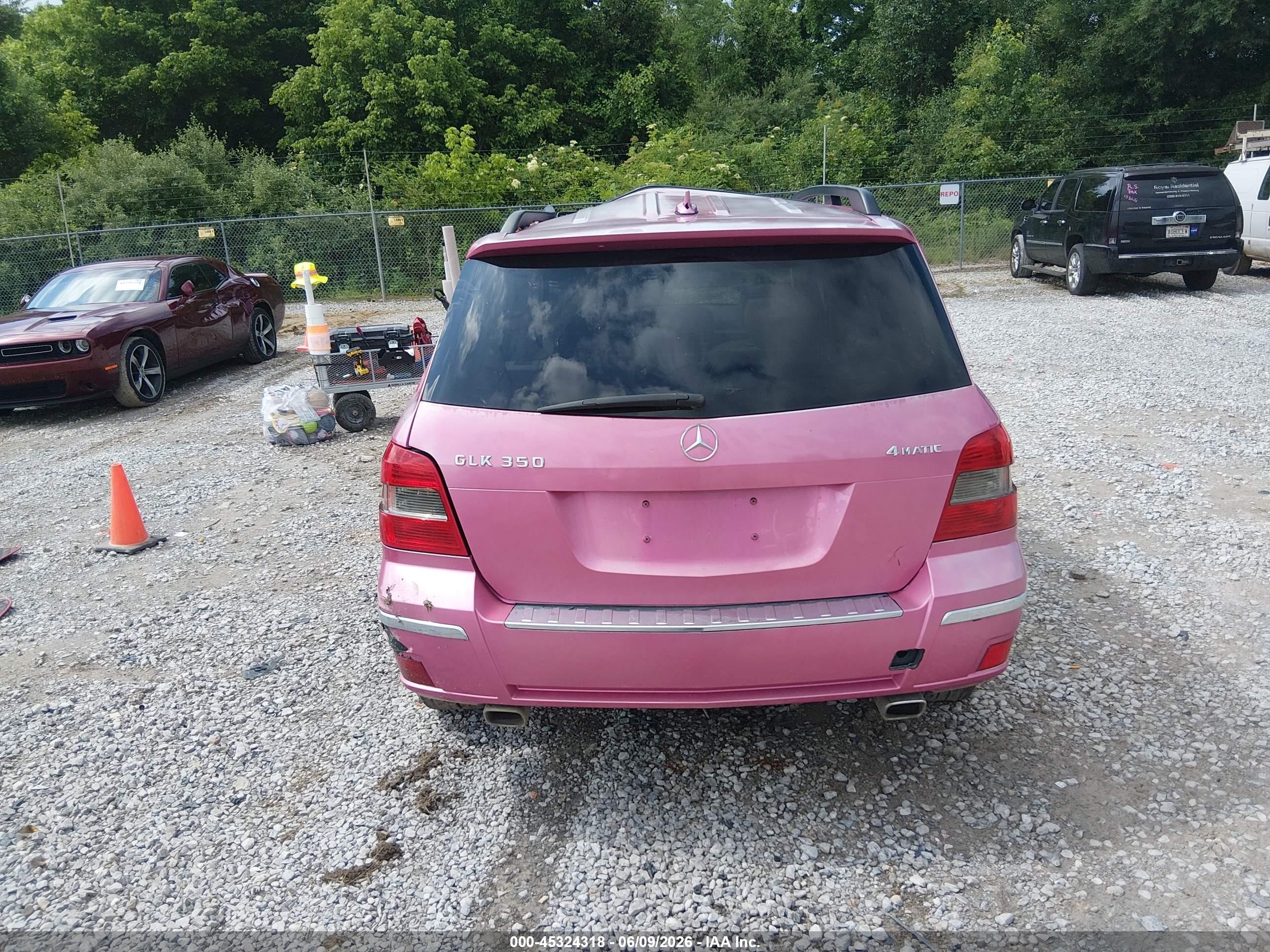 2010 Mercedes-benz Glk 350 4matic Pink vin: WDCGG8HB5AF484710