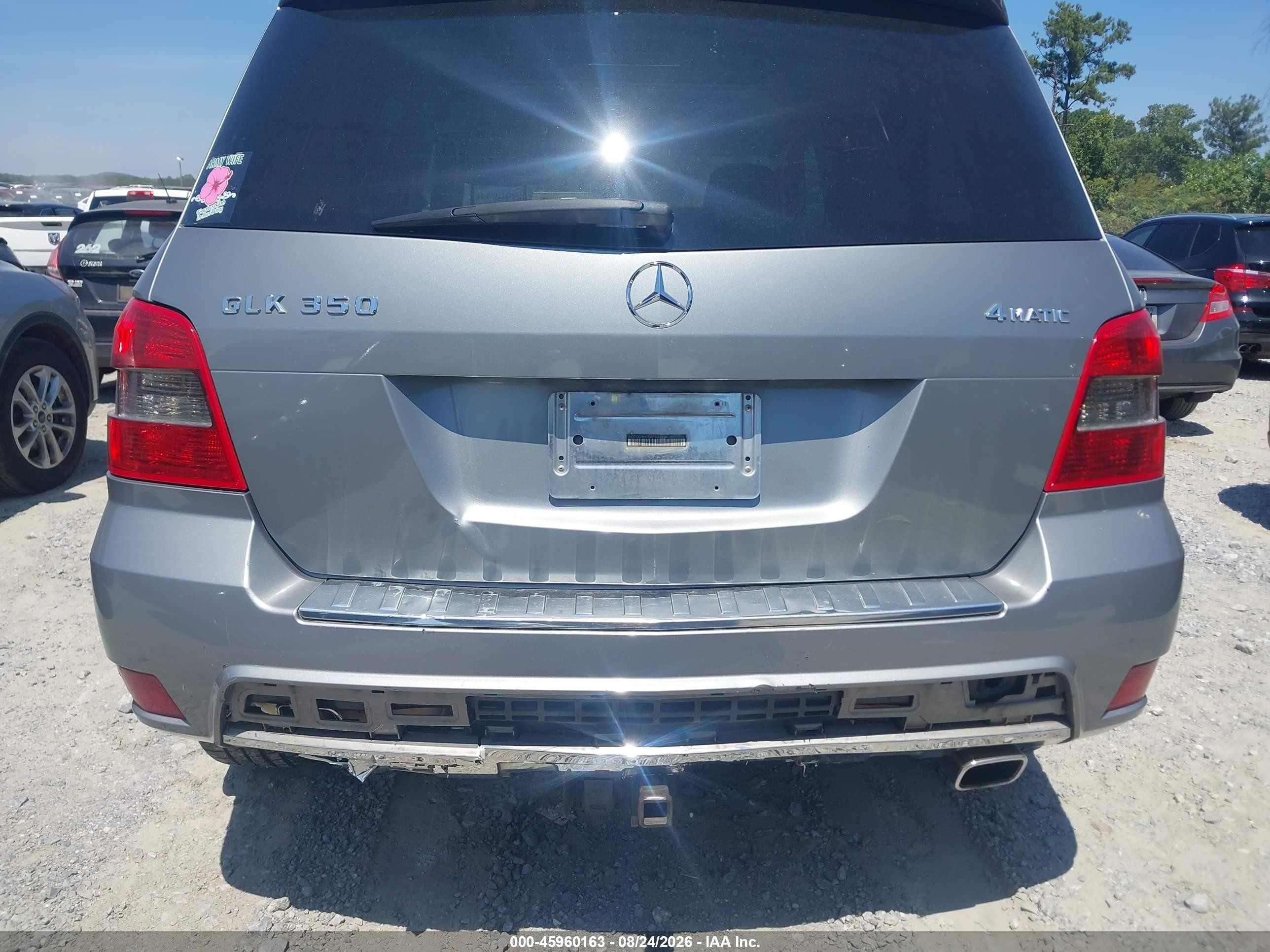 2010 Mercedes-benz Glk 350 4matic Silver vin: WDCGG8HB5AF505104