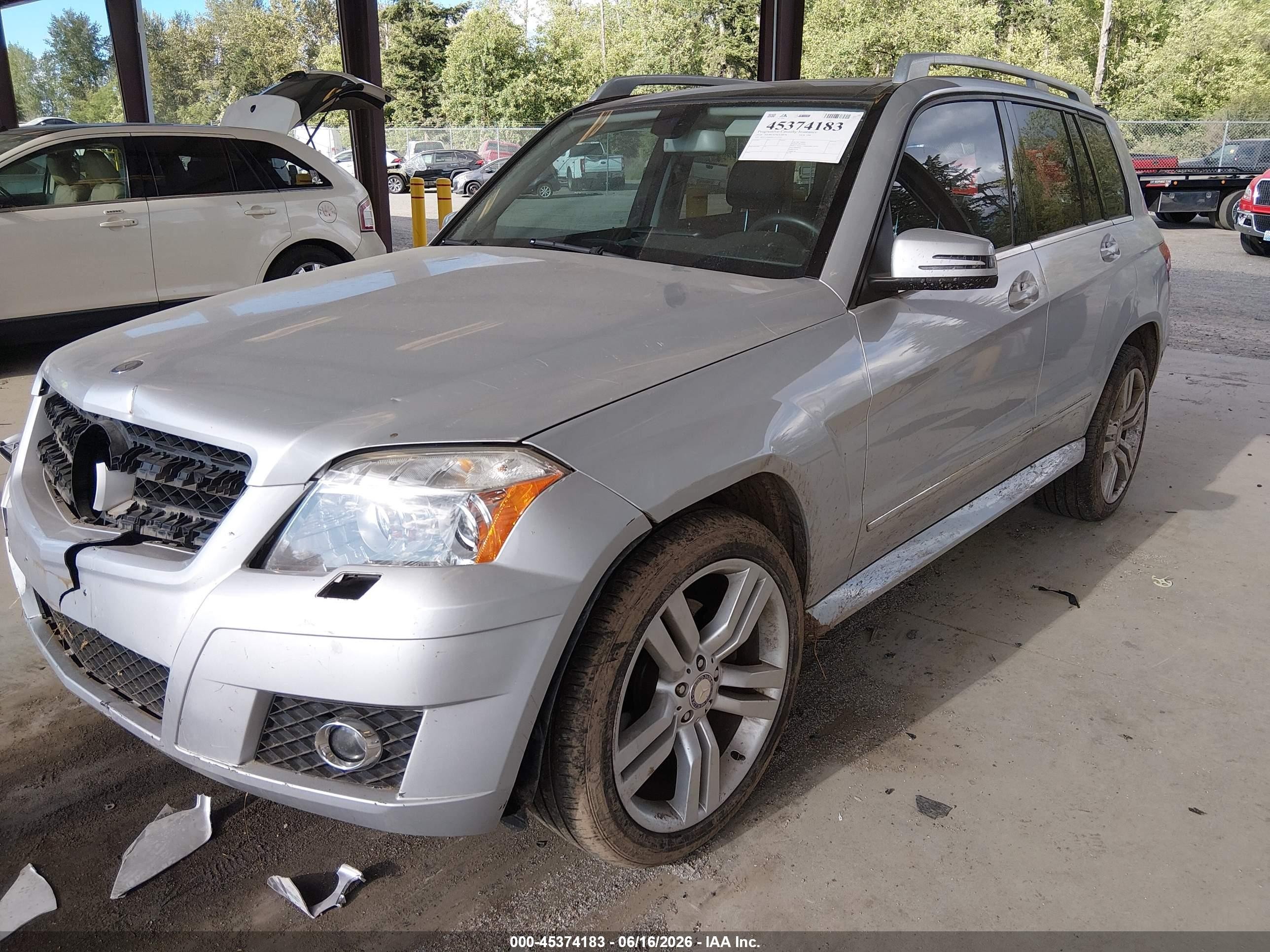 2010 Mercedes-benz Glk 350 4matic Серебряный vin: WDCGG8HB5AF511131