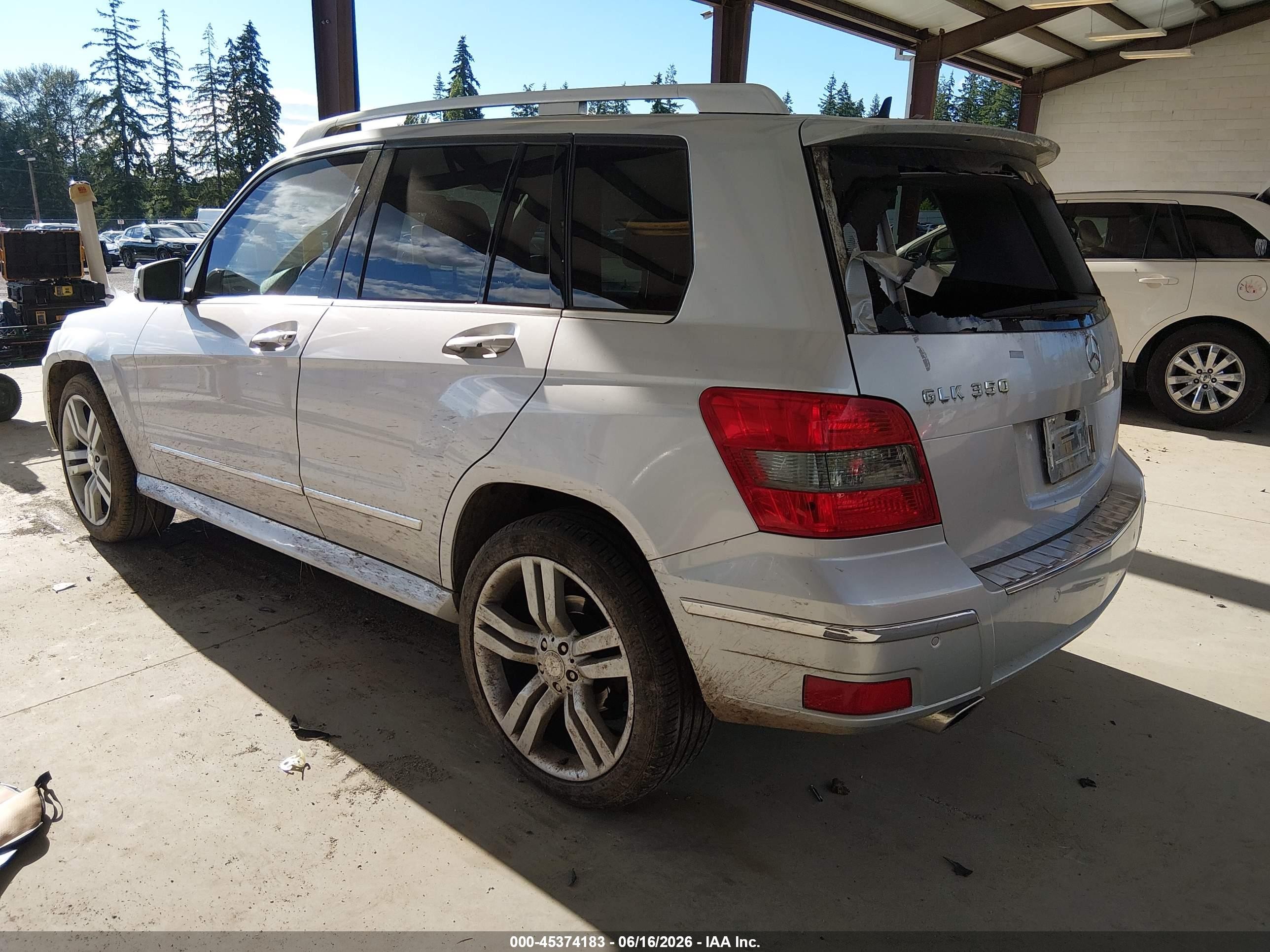 2010 Mercedes-benz Glk 350 4matic Серебряный vin: WDCGG8HB5AF511131