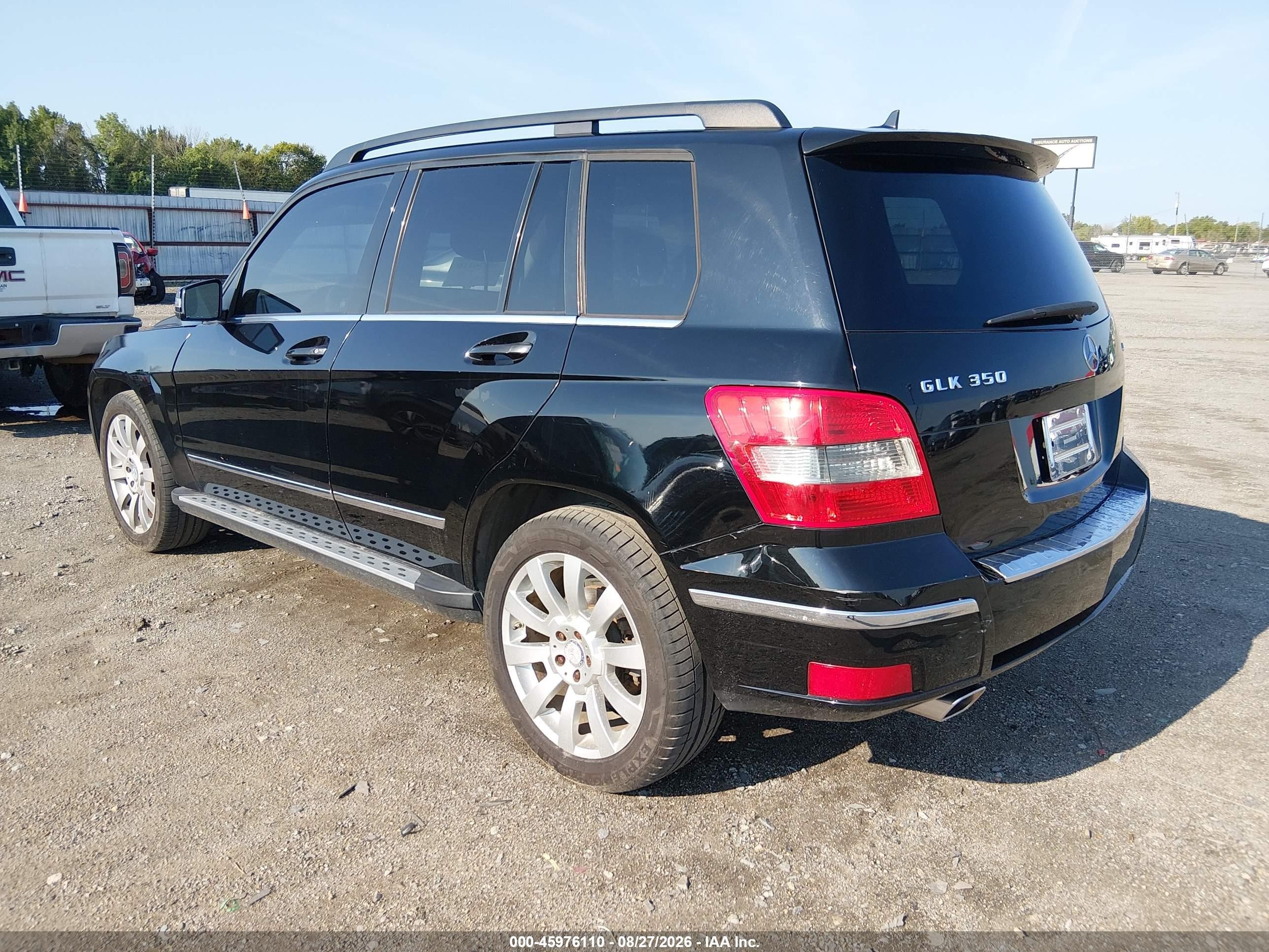 2011 Mercedes-benz Glk 350 4matic Black vin: WDCGG8HB5BF534796