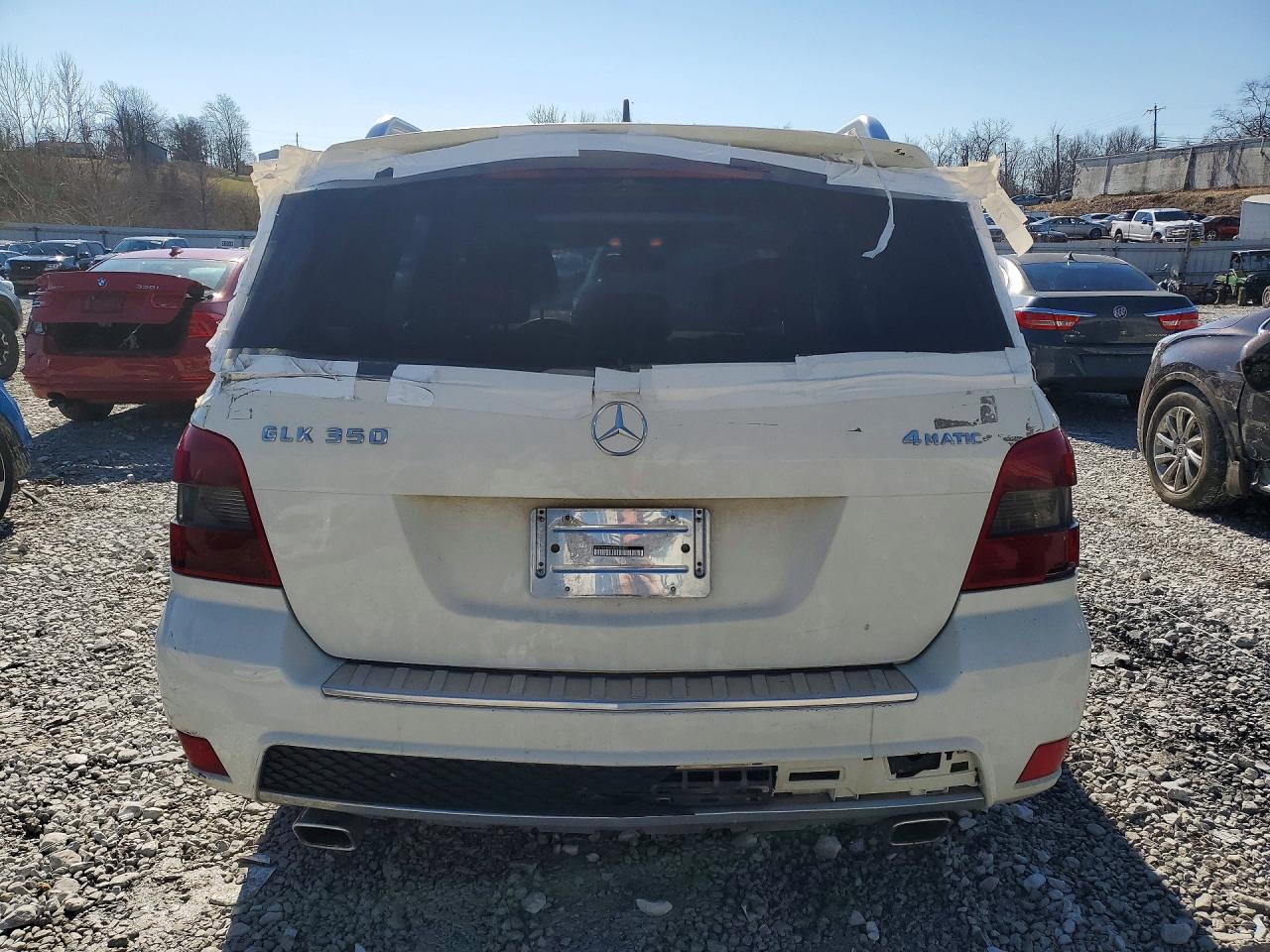 2011 Mercedes-benz Glk 350 4matic White vin: WDCGG8HB5BF610422