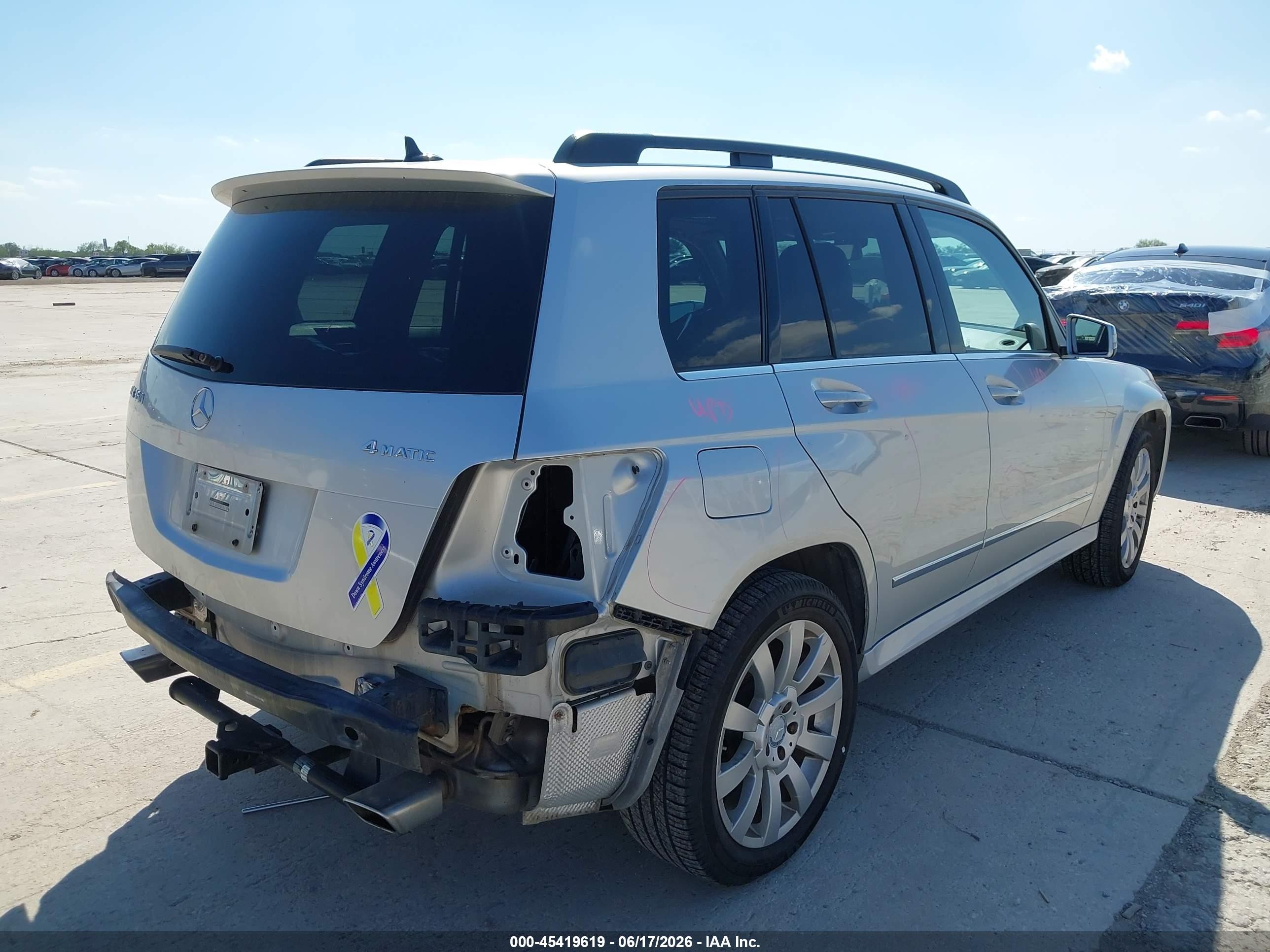 2011 Mercedes-benz Glk 350 4matic Silver vin: WDCGG8HB5BF620710