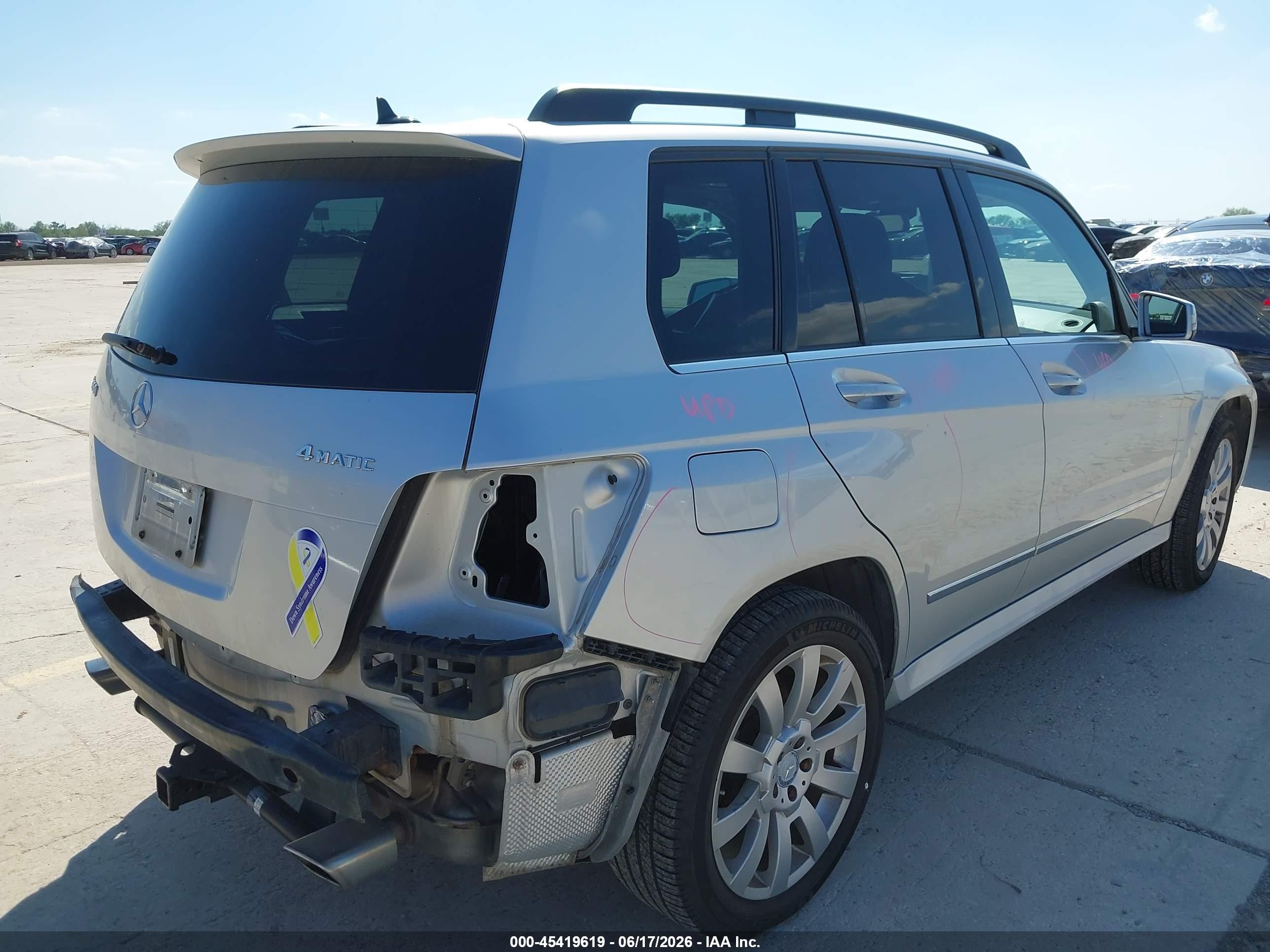 2011 Mercedes-benz Glk 350 4matic Silver vin: WDCGG8HB5BF620710