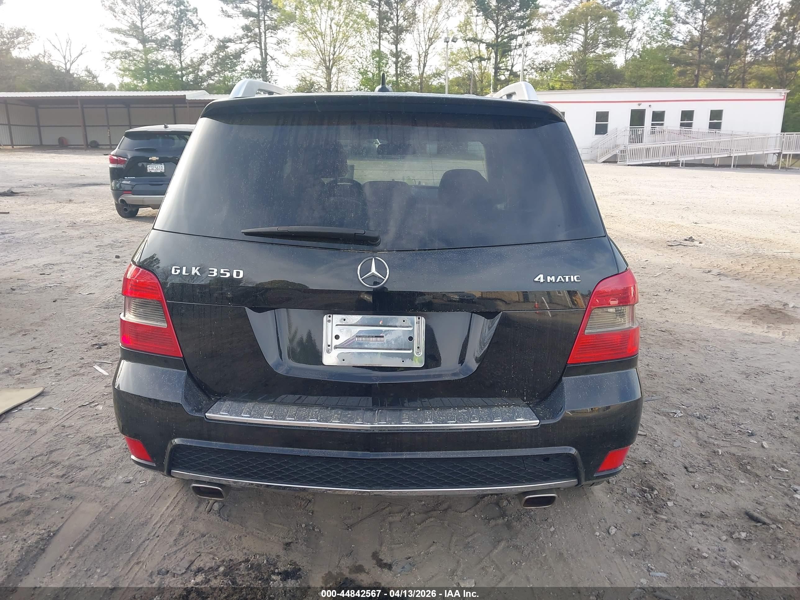 2011 Mercedes-benz Glk 350 4matic Black vin: WDCGG8HB5BF648149
