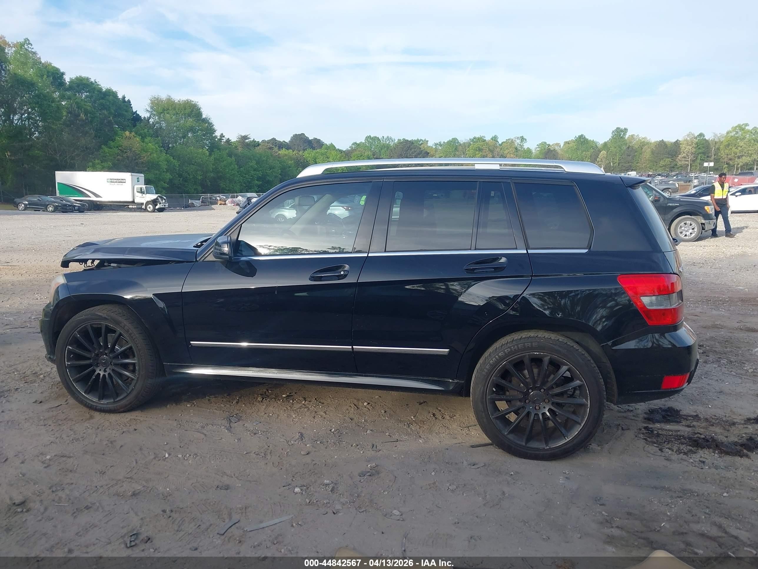 2011 Mercedes-benz Glk 350 4matic Black vin: WDCGG8HB5BF648149