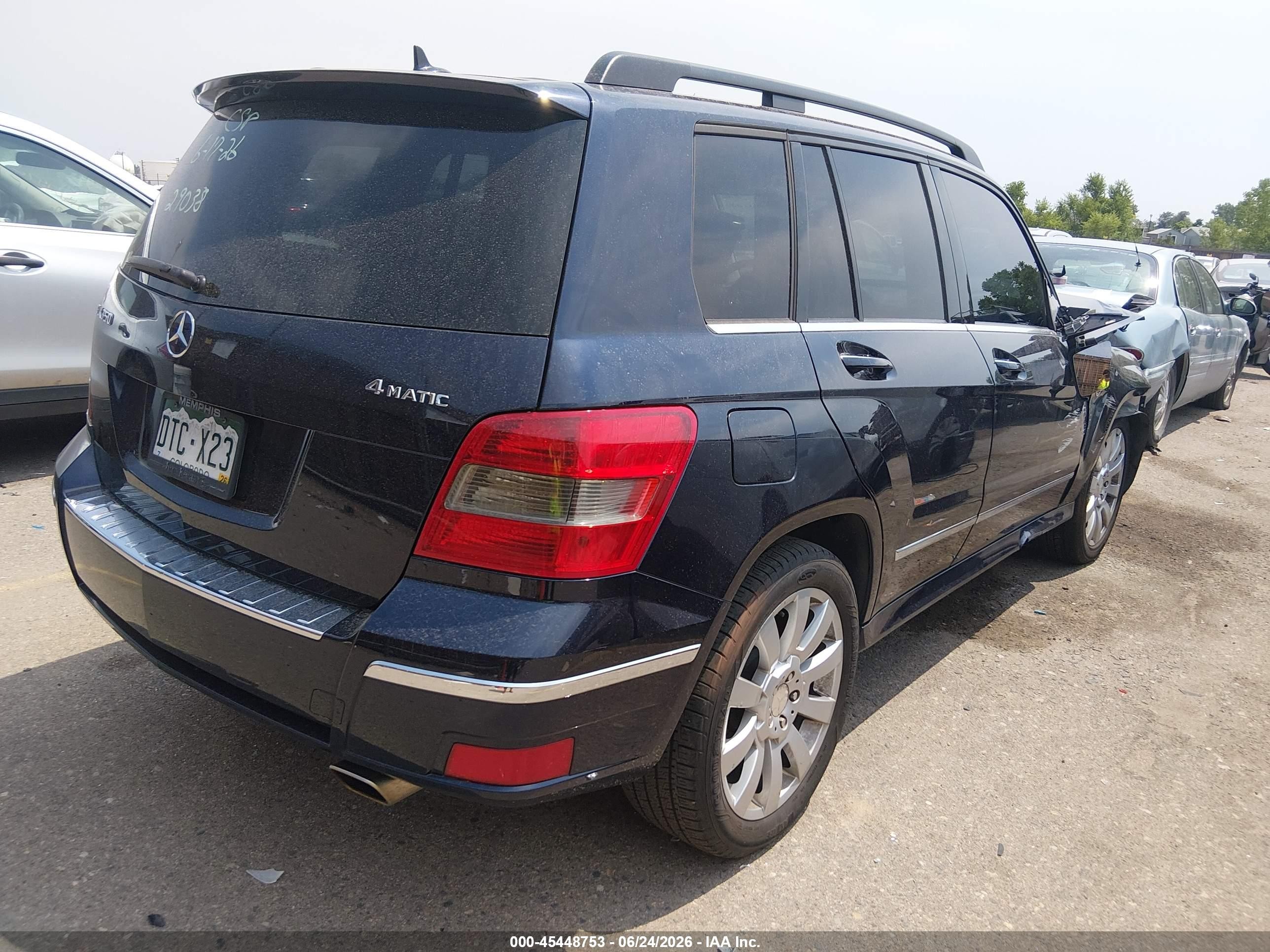 2012 Mercedes-benz Glk 350 4matic Синий vin: WDCGG8HB5CF729038