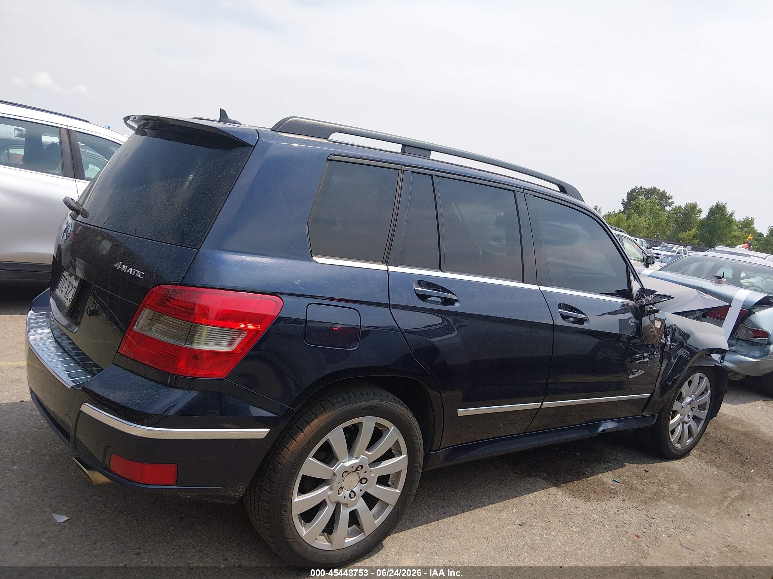 2012 Mercedes-benz Glk 350 4matic Синий vin: WDCGG8HB5CF729038