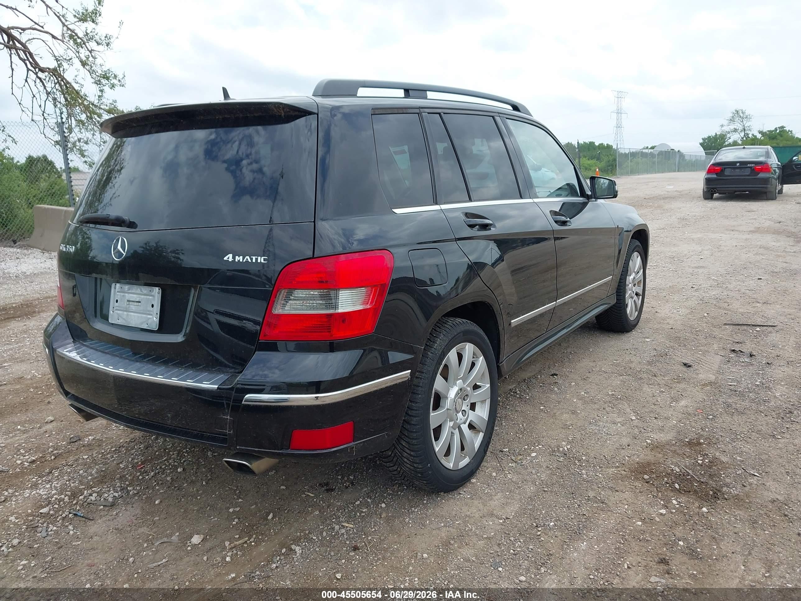 2012 Mercedes-benz Glk 350 4matic Black vin: WDCGG8HB5CF739083