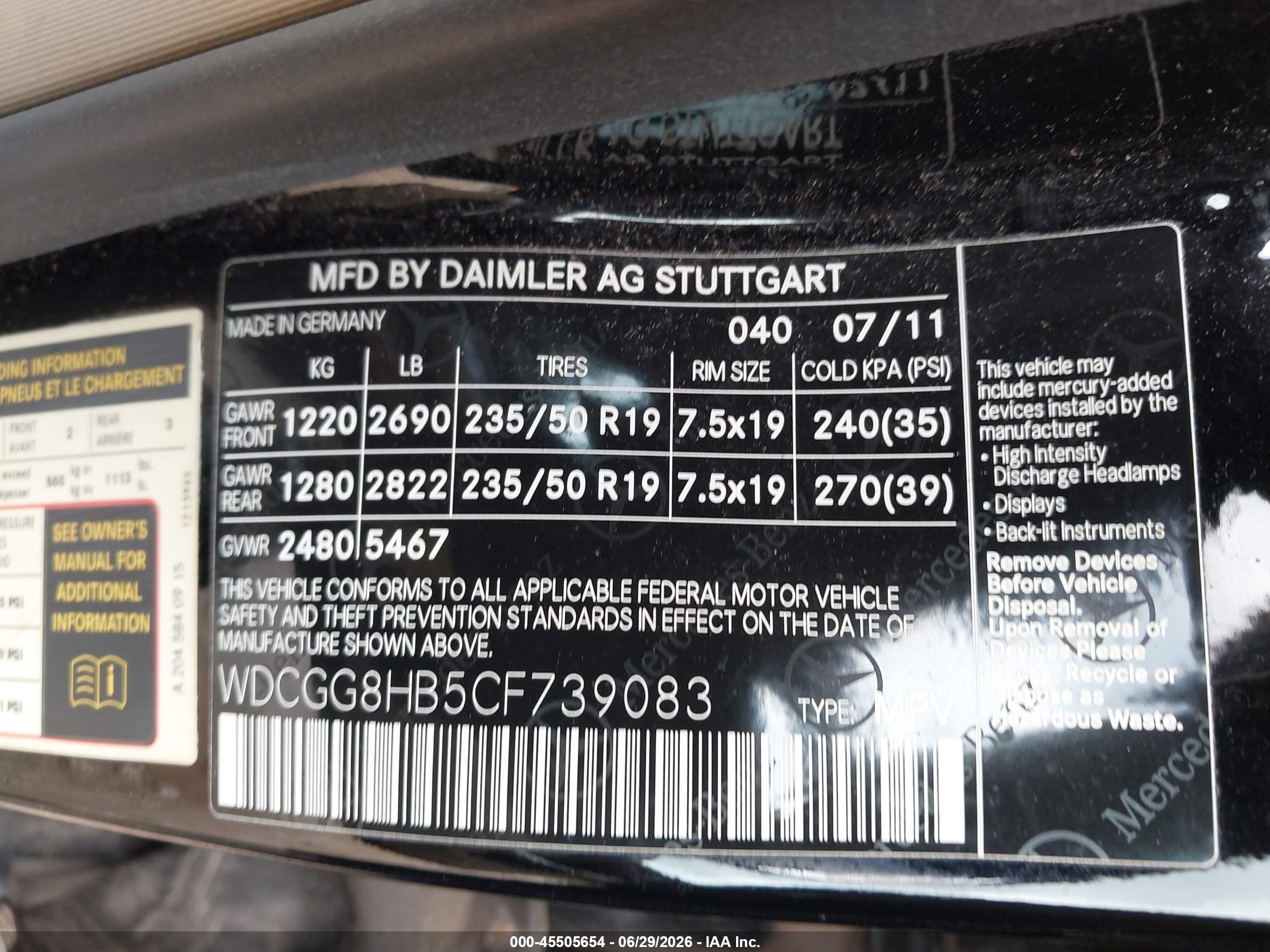2012 Mercedes-benz Glk 350 4matic Black vin: WDCGG8HB5CF739083